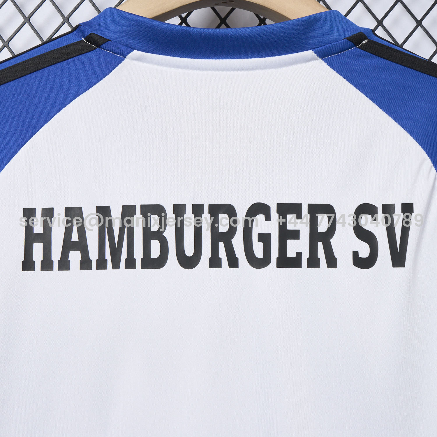 ManixJersey.com | 【Embroidered Team Badge】Hamburger SV 25-26 Home Jersey - Fans Version -Customize Name, Number and Patch | Worldwide Shipping
