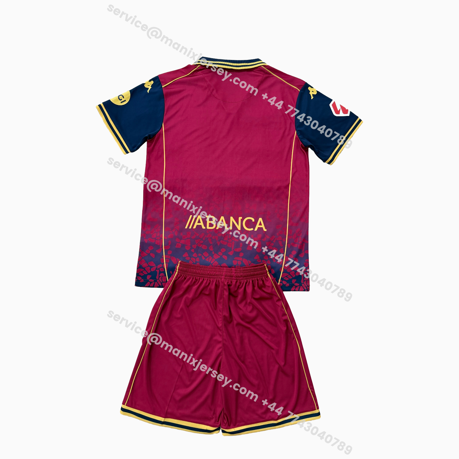 ManixJersey.com | Deportivo de La Coruña 25-26 Away Men's Adult Jersey Set - Fans Version -Customize Name, Number and Patch | Worldwide Shipping