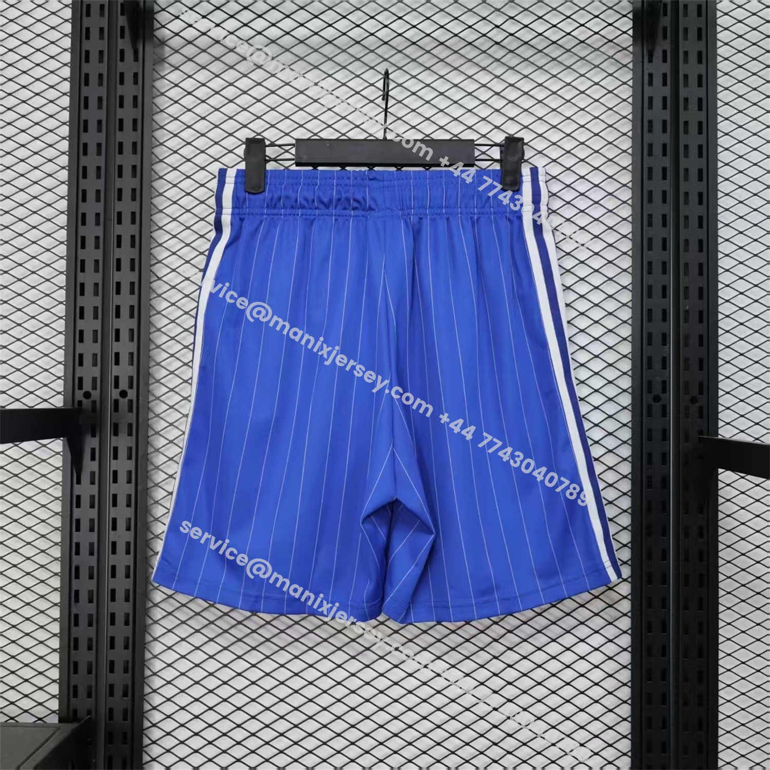 ManixJersey.com | C.H.E.L.S.E.A 25-26 Trefoil Blue Travel Shorts - Player Version -Customize Name, Number and Patch | Worldwide Shipping