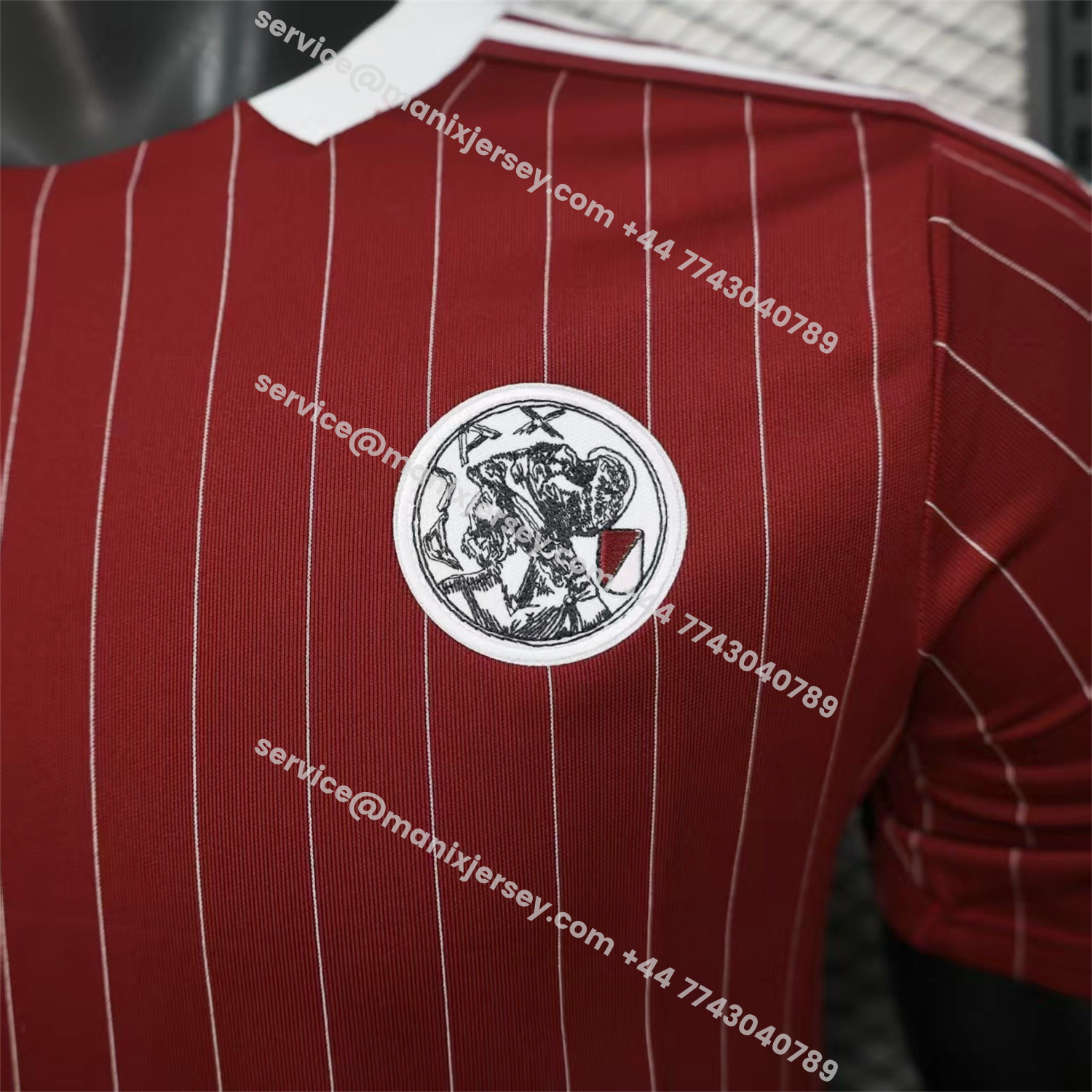 ManixJersey.com | Ajax 25-26 Icon Range Travel Special Edition Red Jersey - Player Version -Customize Name, Number and Patch | Worldwide Shipping