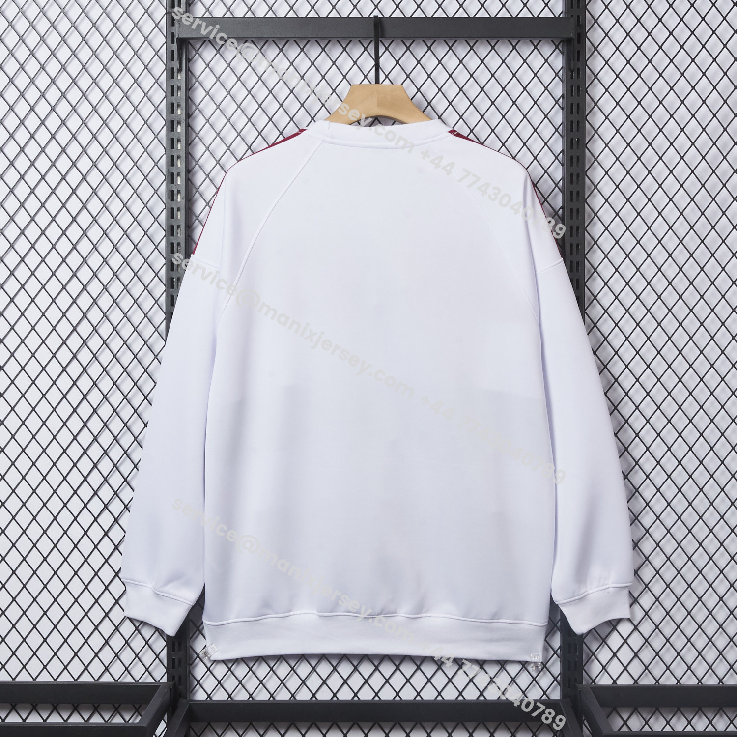 ManixJersey.com | Bayern Munich 25-26 White Stripes Unisex Pullover Hoodie -Customize Name, Number and Patch | Worldwide Shipping