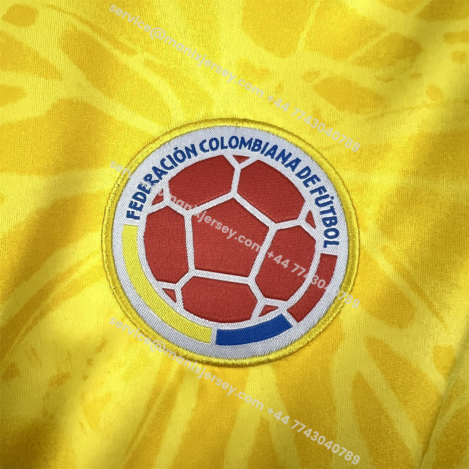 ManixJersey.com | Colombia 2026 Home Jersey - Fans Version -Customize Name, Number and Patch | Worldwide Shipping