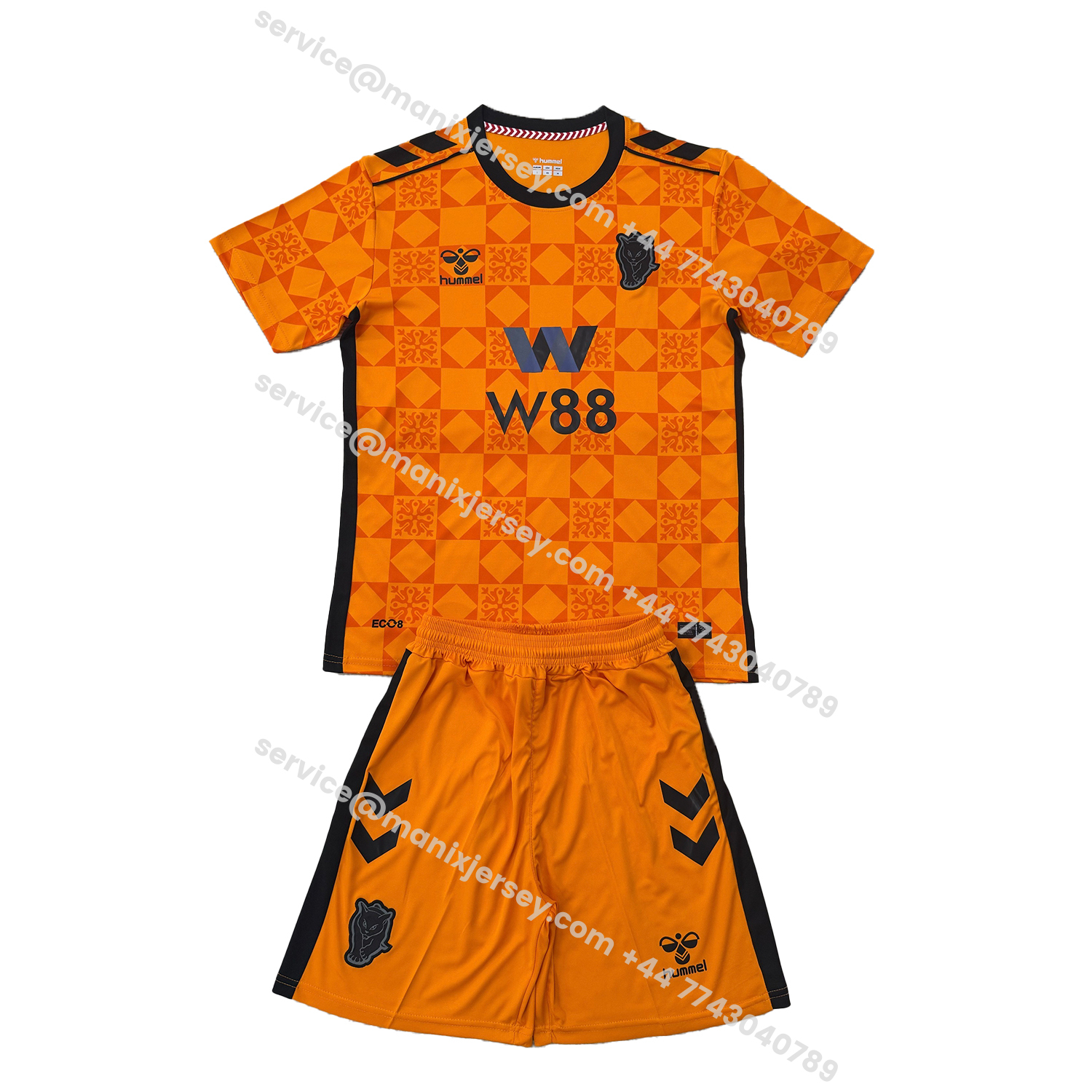 ManixJersey.com | Sunderland 25-26 Orange Goalkeeper Men's Adult Jersey Set - Fans Version -Customize Name, Number and Patch | Worldwide Shipping