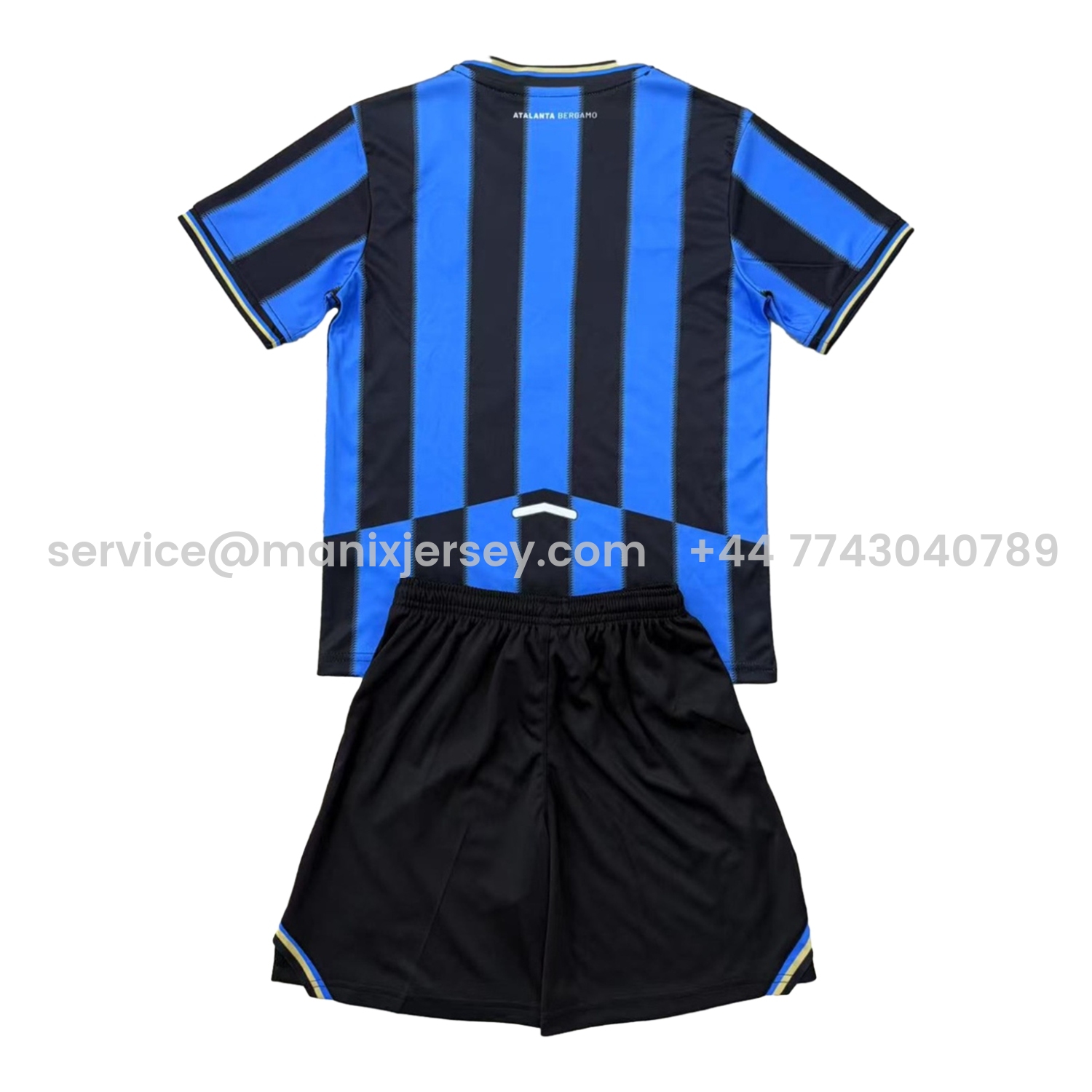 ManixJersey.com | Atalanta 25-26 Home Unsponsored Kids Kit -Customize Name, Number and Patch | Worldwide Shipping
