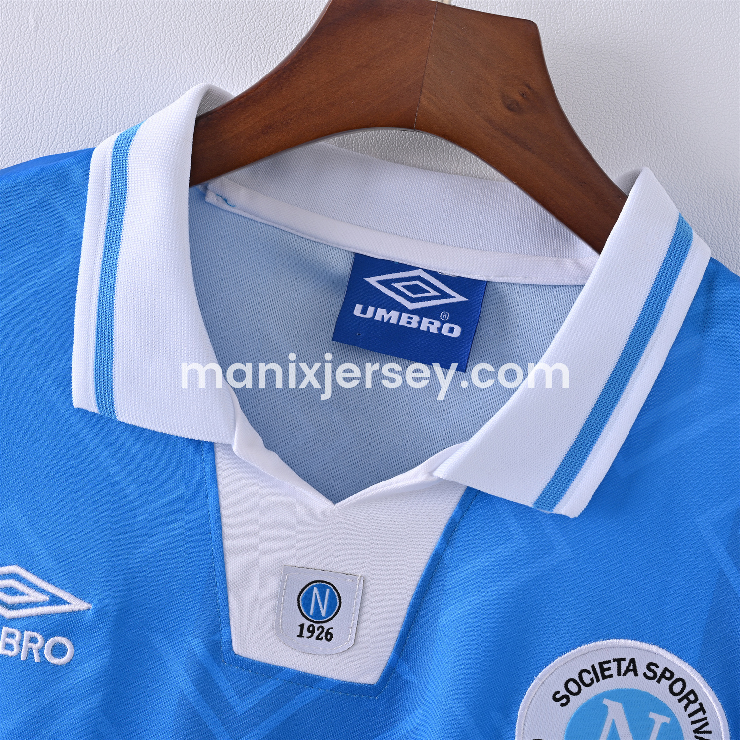 ManixJersey.com | Retro Napoli 1993-94 Home Jersey -Customize Name, Number and Patch | Worldwide Shipping