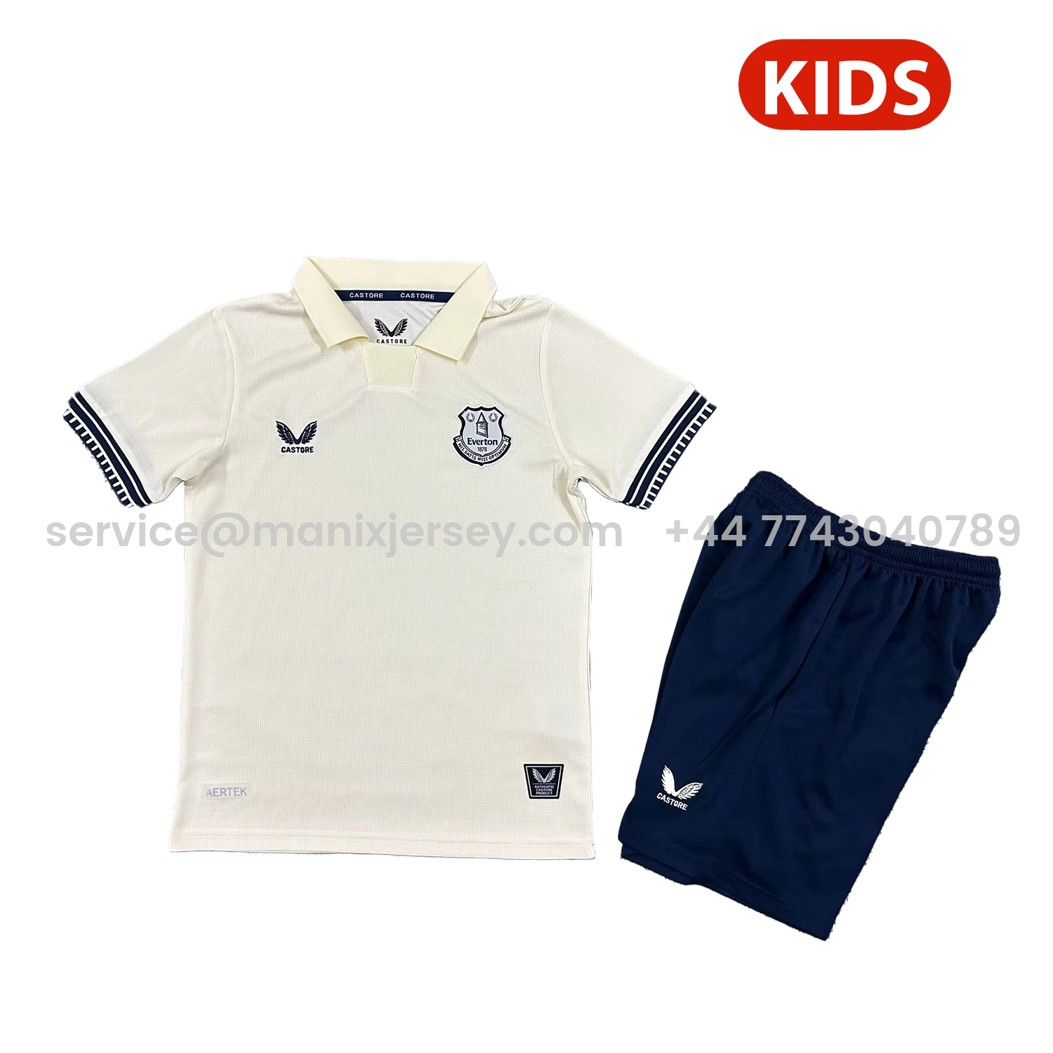 ManixJersey.com | Everton 25-26 Away Kids Kit -Customize Name, Number and Patch | Worldwide Shipping
