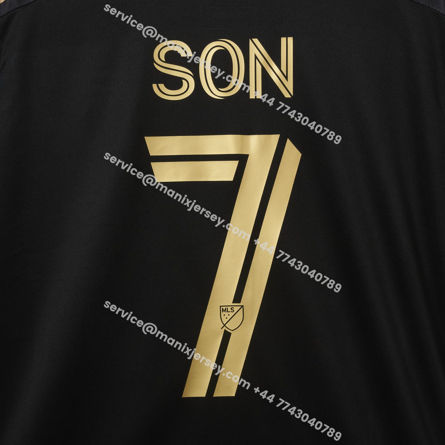 ManixJersey.com | Los Angeles FC 25-26 Home Black Jersey - Fans Version -Customize Name, Number and Patch | Worldwide Shipping
