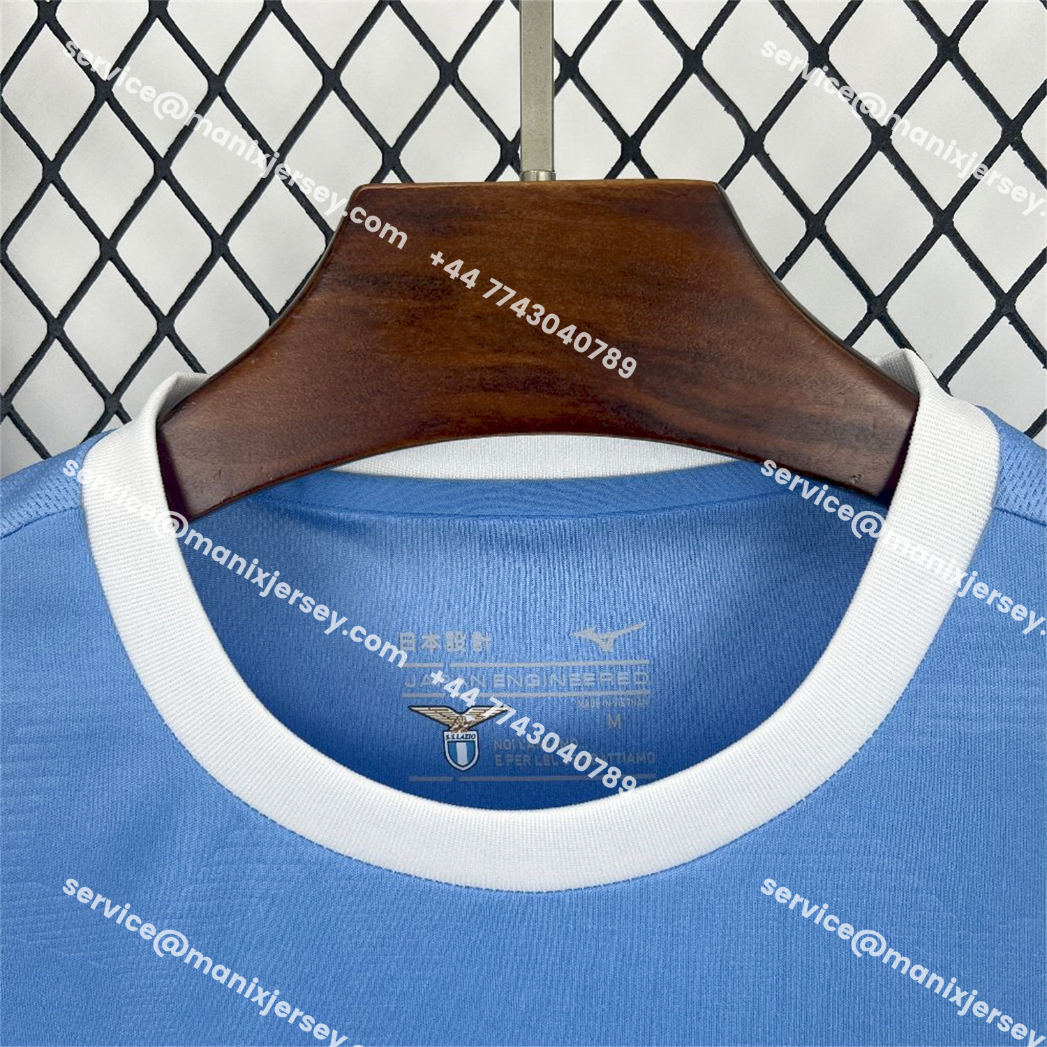 ManixJersey.com | Lazio 25-26 Home Jersey - Fans Version -Customize Name, Number and Patch | Worldwide Shipping