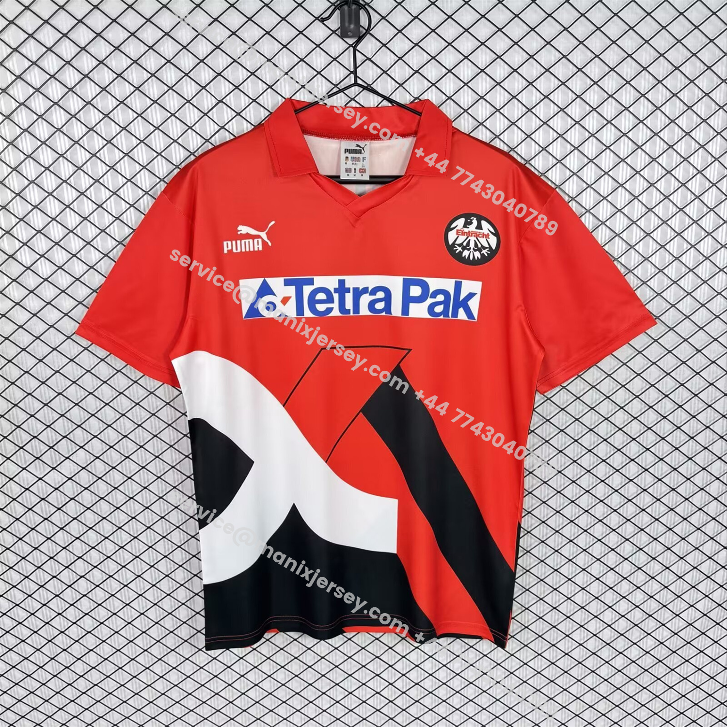 ManixJersey.com | Retro Frankfurt 1993-95 Home Jersey -Customize Name, Number and Patch | Worldwide Shipping