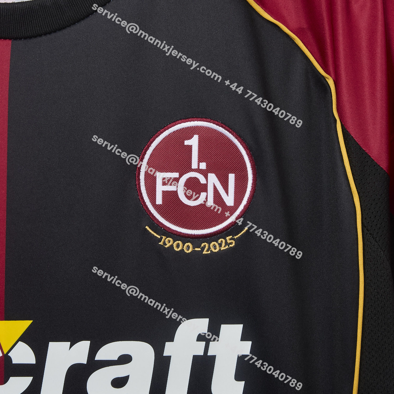 ManixJersey.com | Nürnberg 25-26 Home Jersey - Fans Version -Customize Name, Number and Patch | Worldwide Shipping