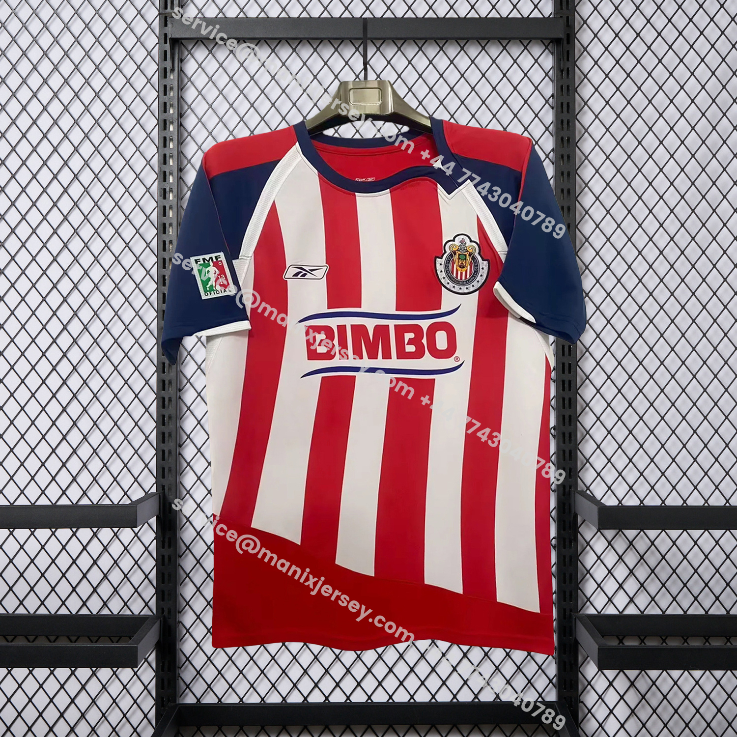 ManixJersey.com | Retro Chivas de Guadalajara 2007-08 Home Jersey -Customize Name, Number and Patch | Worldwide Shipping