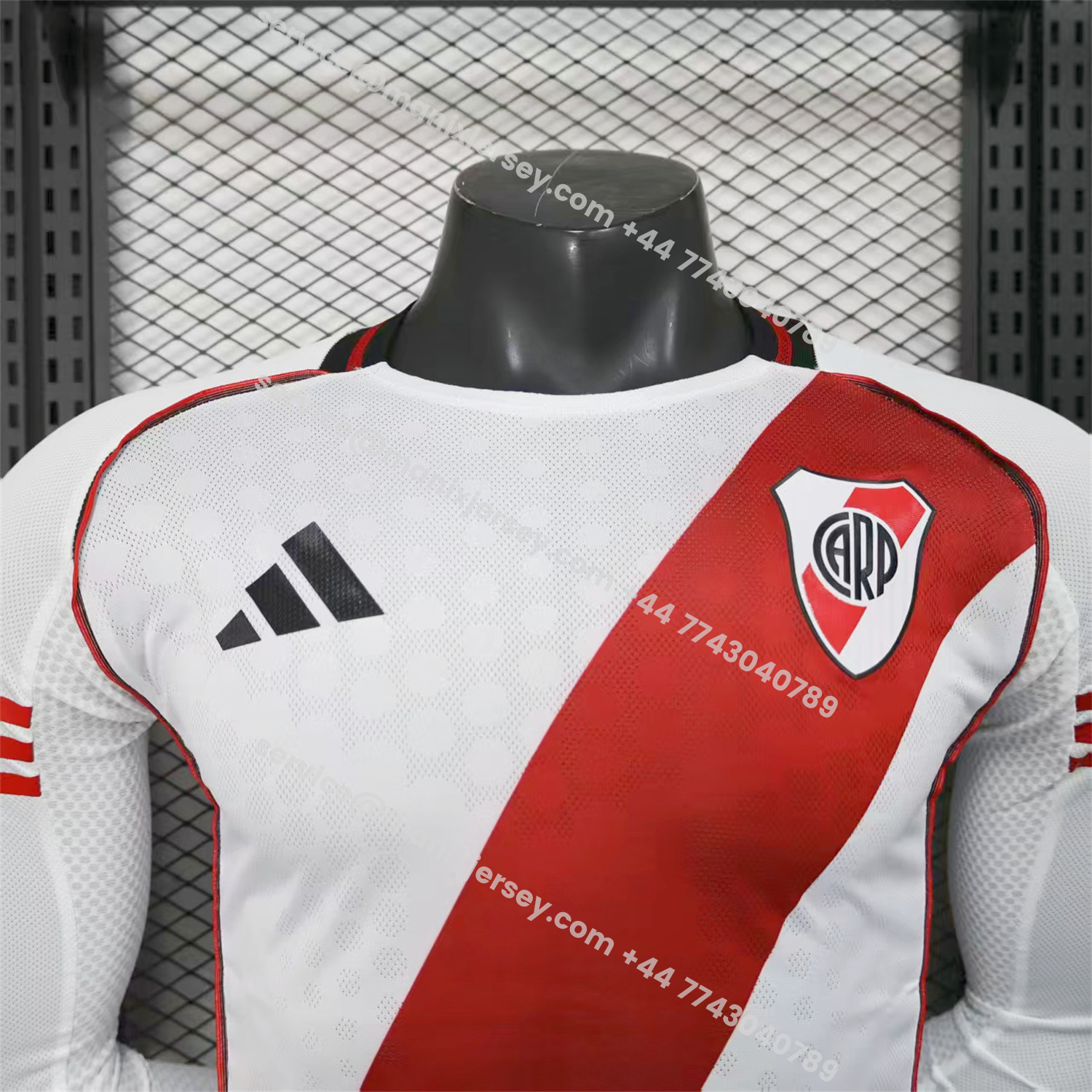 ManixJersey.com | River Plate 25-26 Home Unsponsored Long Sleeves Jersey - Player Version -Customize Name, Number and Patch | Worldwide Shipping