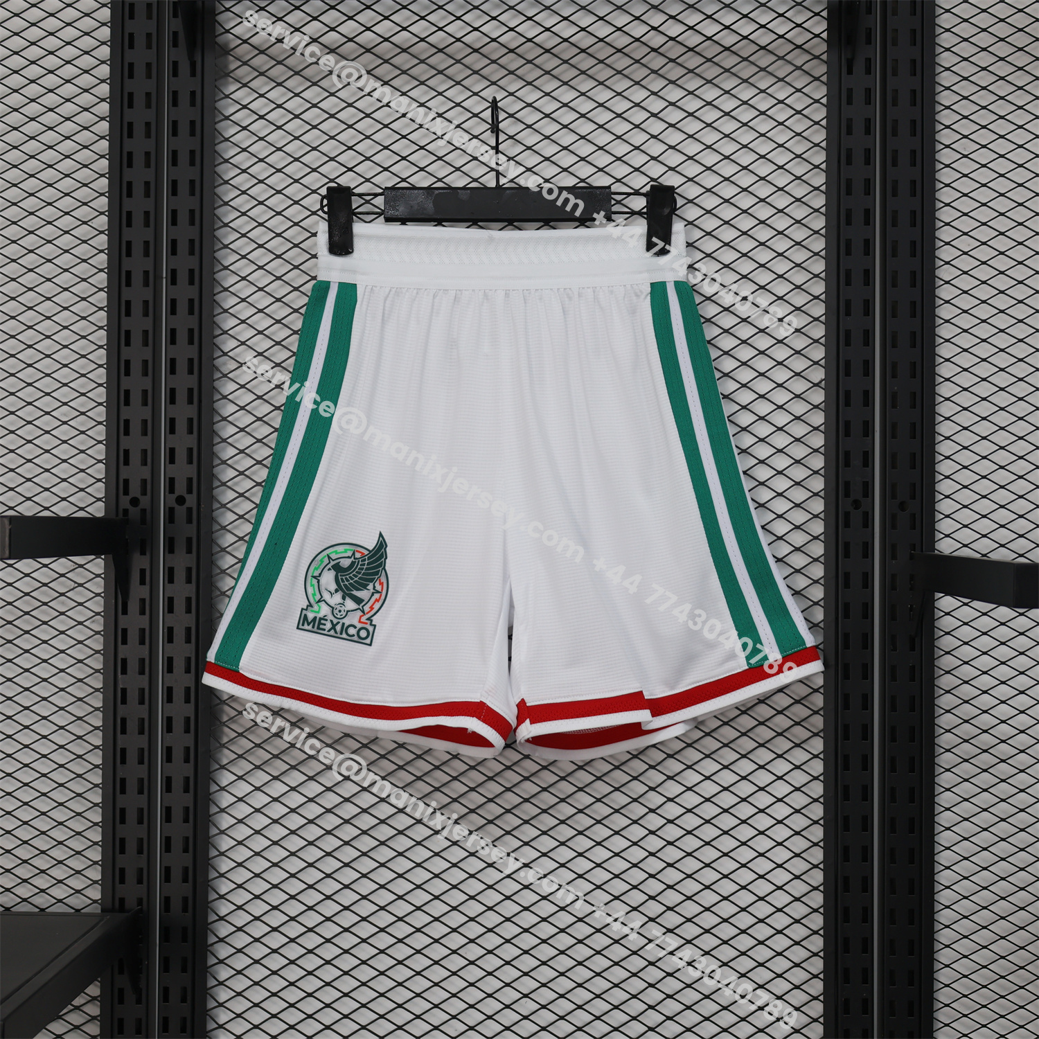 ManixJersey.com | Mexico 2026 White Shorts - Player Version -Customize Name, Number and Patch | Worldwide Shipping