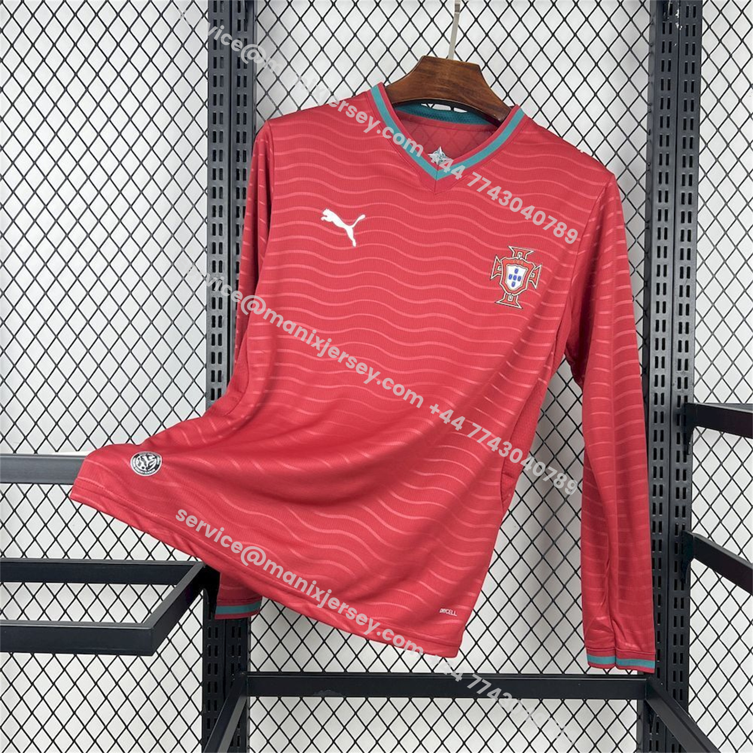 ManixJersey.com | Portugal 2026 Home Long Sleeves Jersey - Fans Version -Customize Name, Number and Patch | Worldwide Shipping