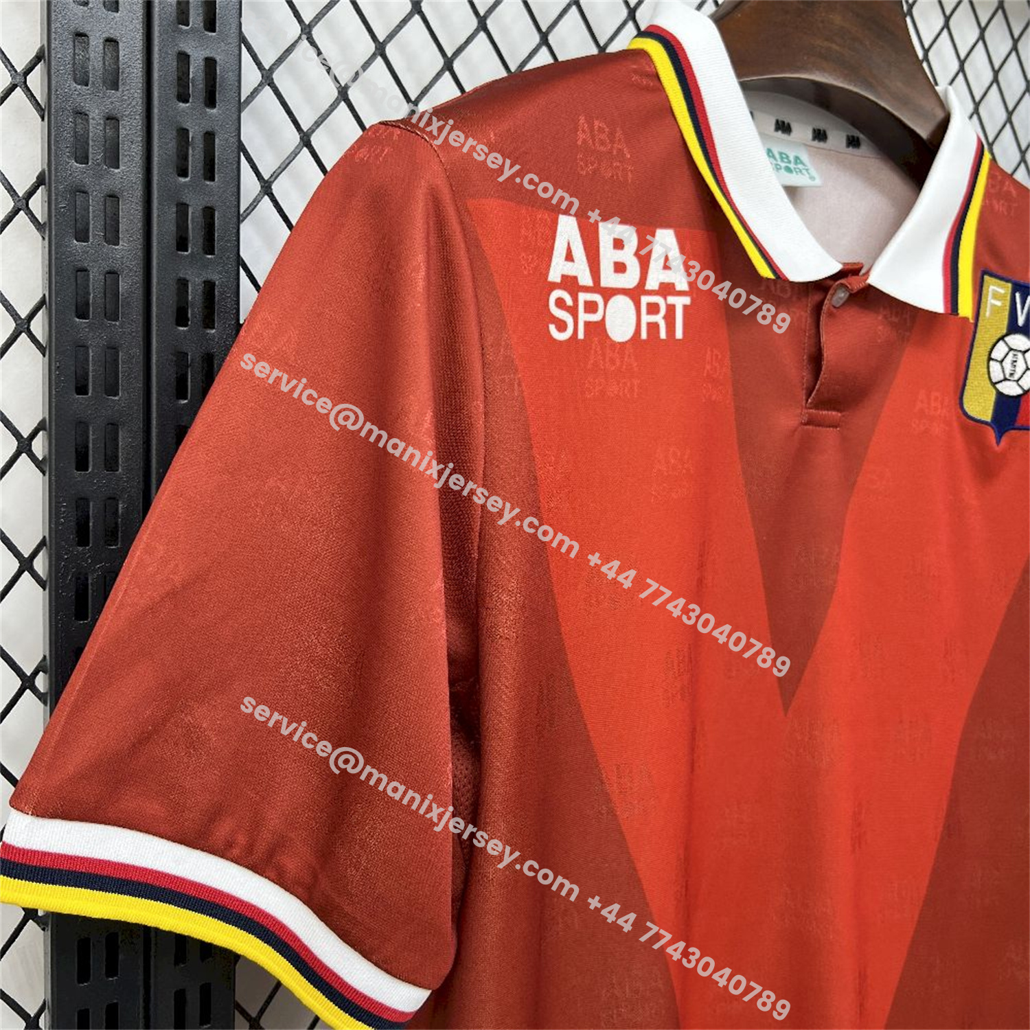 ManixJersey.com | Retro Venezuela 1998 Home Jersey -Customize Name, Number and Patch | Worldwide Shipping