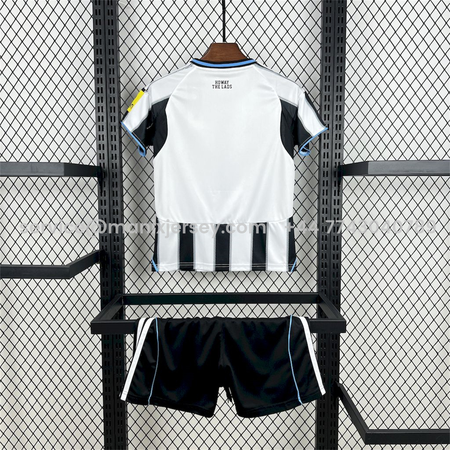 ManixJersey.com | Newcastle United 25-26 Home Kids Kit -Customize Name, Number and Patch | Worldwide Shipping