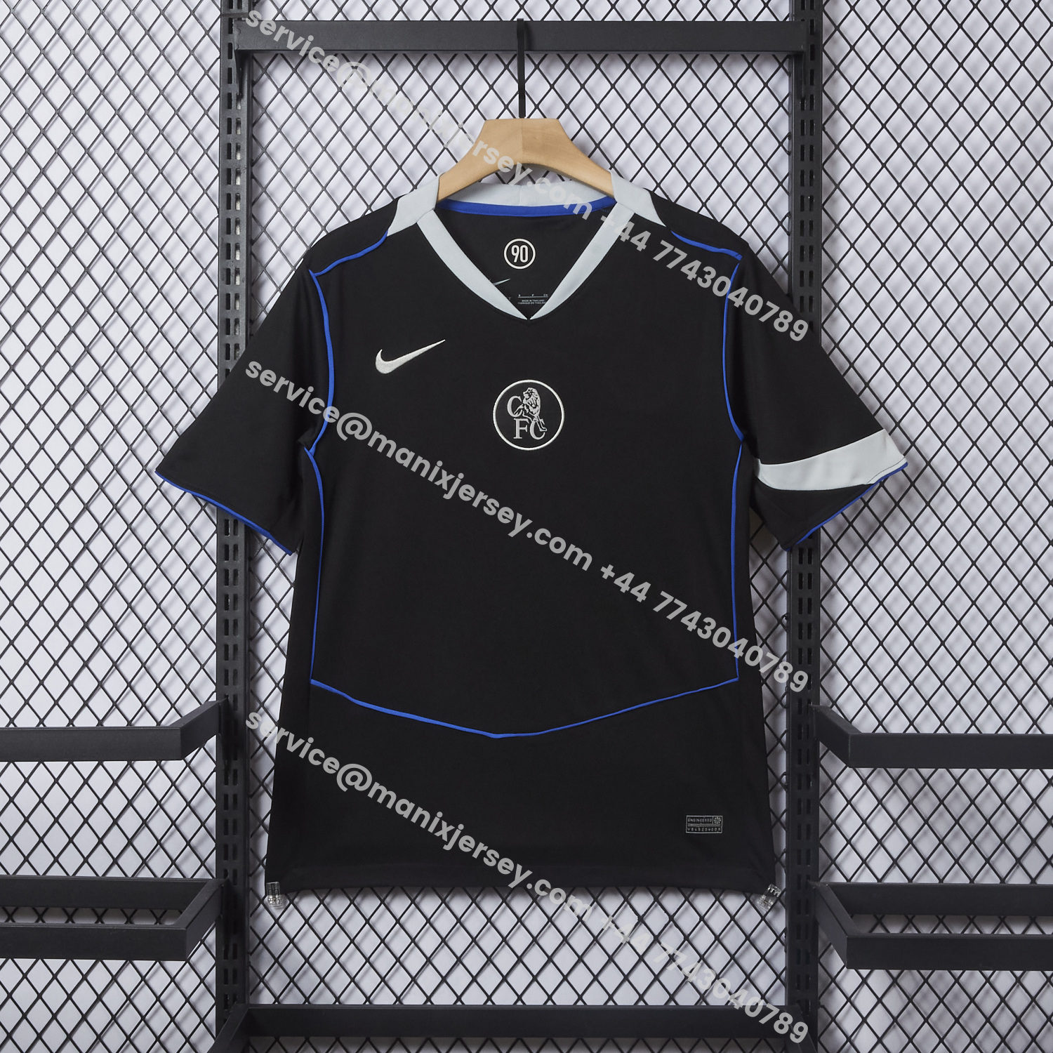 ManixJersey.com | C.H.E.L.S.E.A 25-26 Third Unsponsored Black Jersey - Fans Version -Customize Name, Number and Patch | Worldwide Shipping