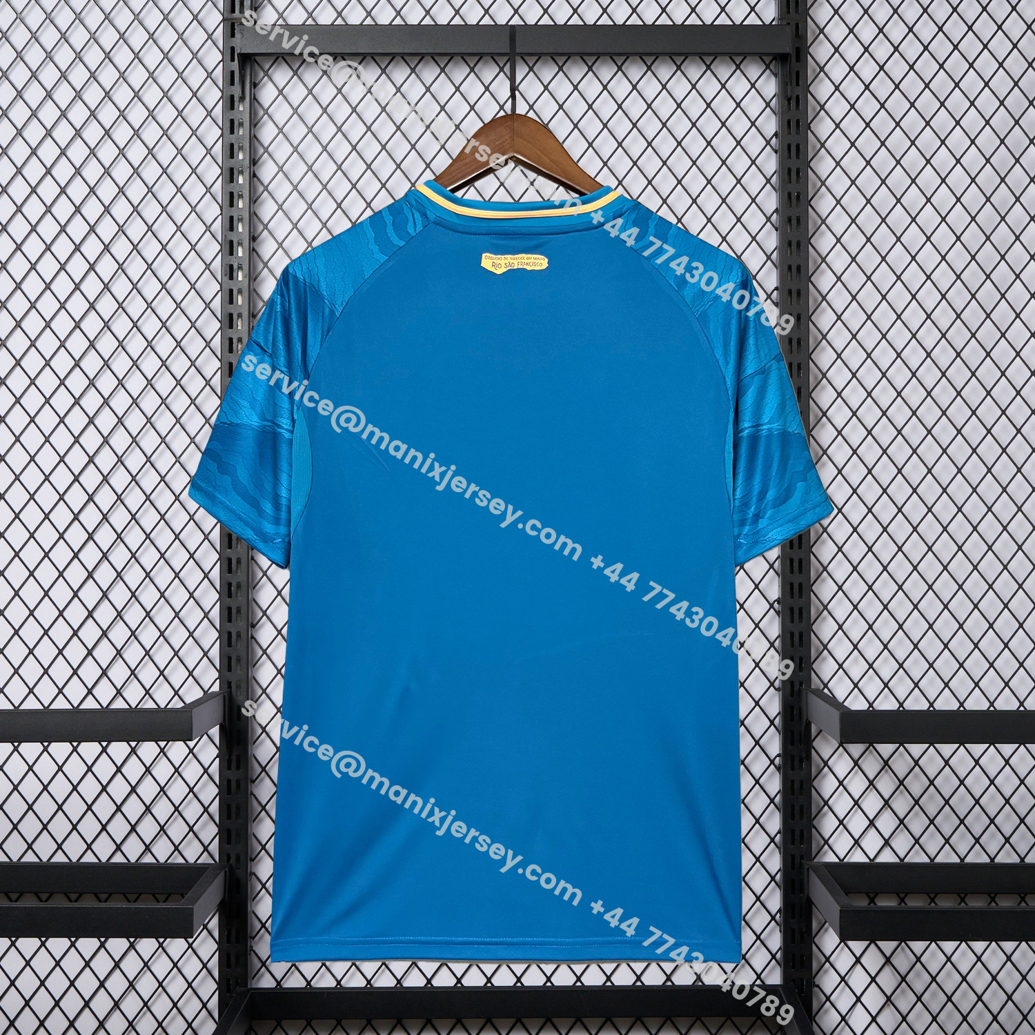 ManixJersey.com | Cruzeiro 25-26 Third Lake Blue Jersey - Fans Version -Customize Name, Number and Patch | Worldwide Shipping