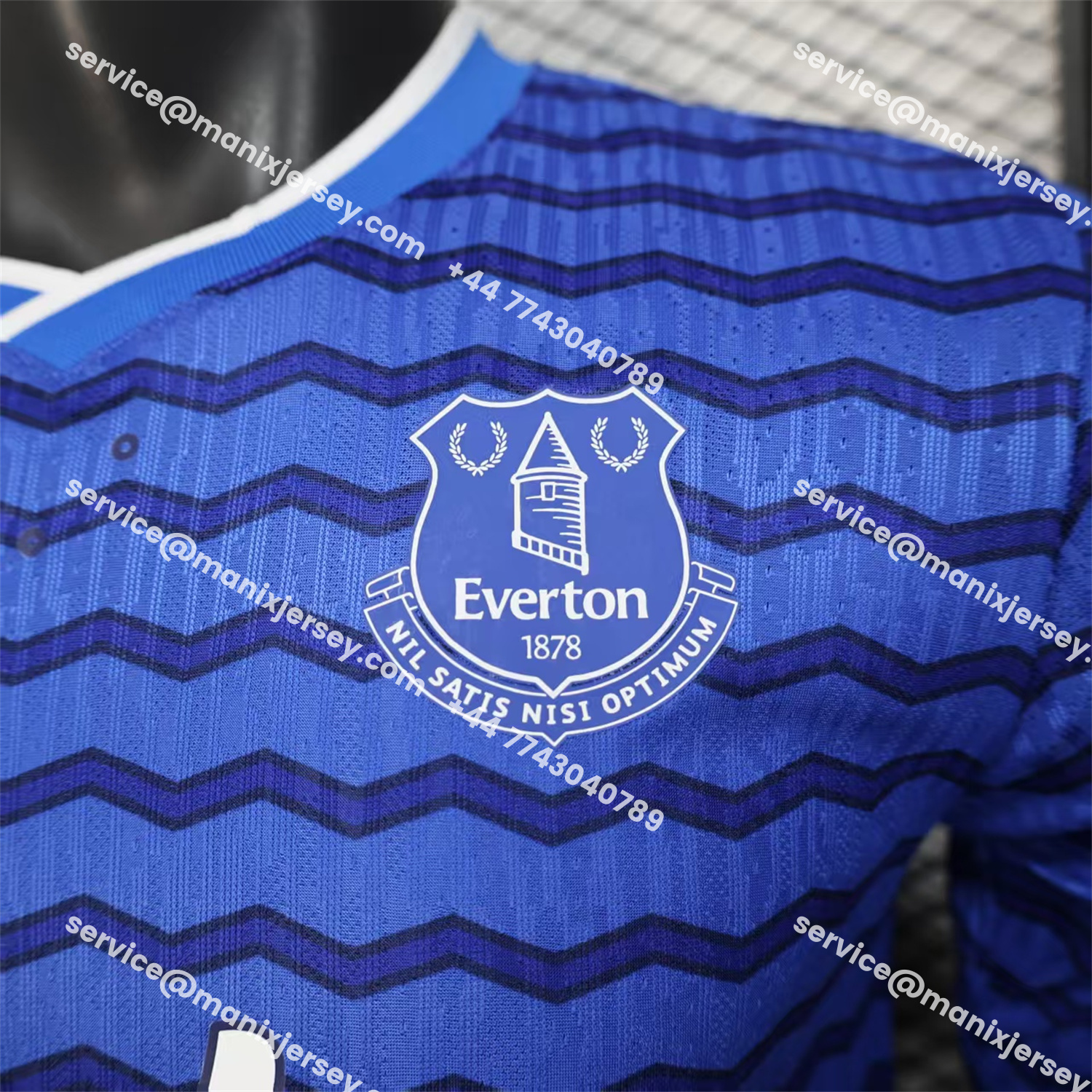 ManixJersey.com | Everton 25-26 Home Jersey - Player Version -Customize Name, Number and Patch | Worldwide Shipping