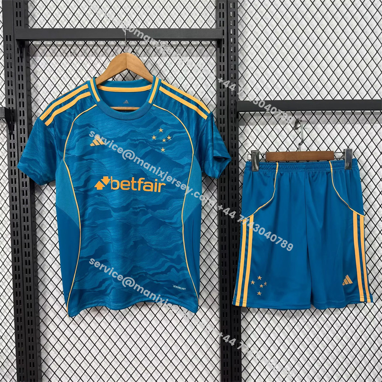 ManixJersey.com | Cruzeiro 25-26 Third Kids Kit -Customize Name, Number and Patch | Worldwide Shipping