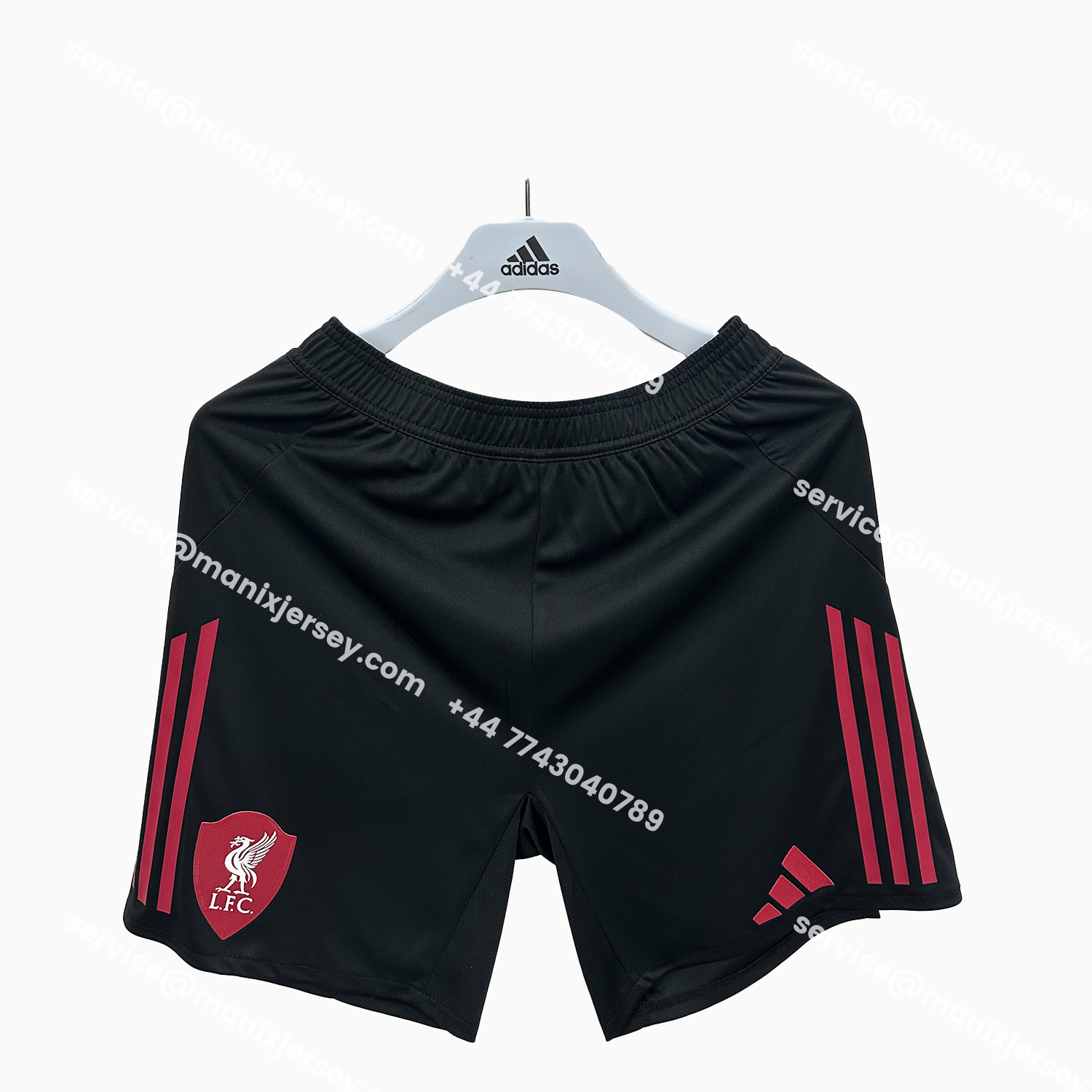 ManixJersey.com | Liver.pool 25-26 Away Black Shorts - Fans Version -Customize Name, Number and Patch | Worldwide Shipping