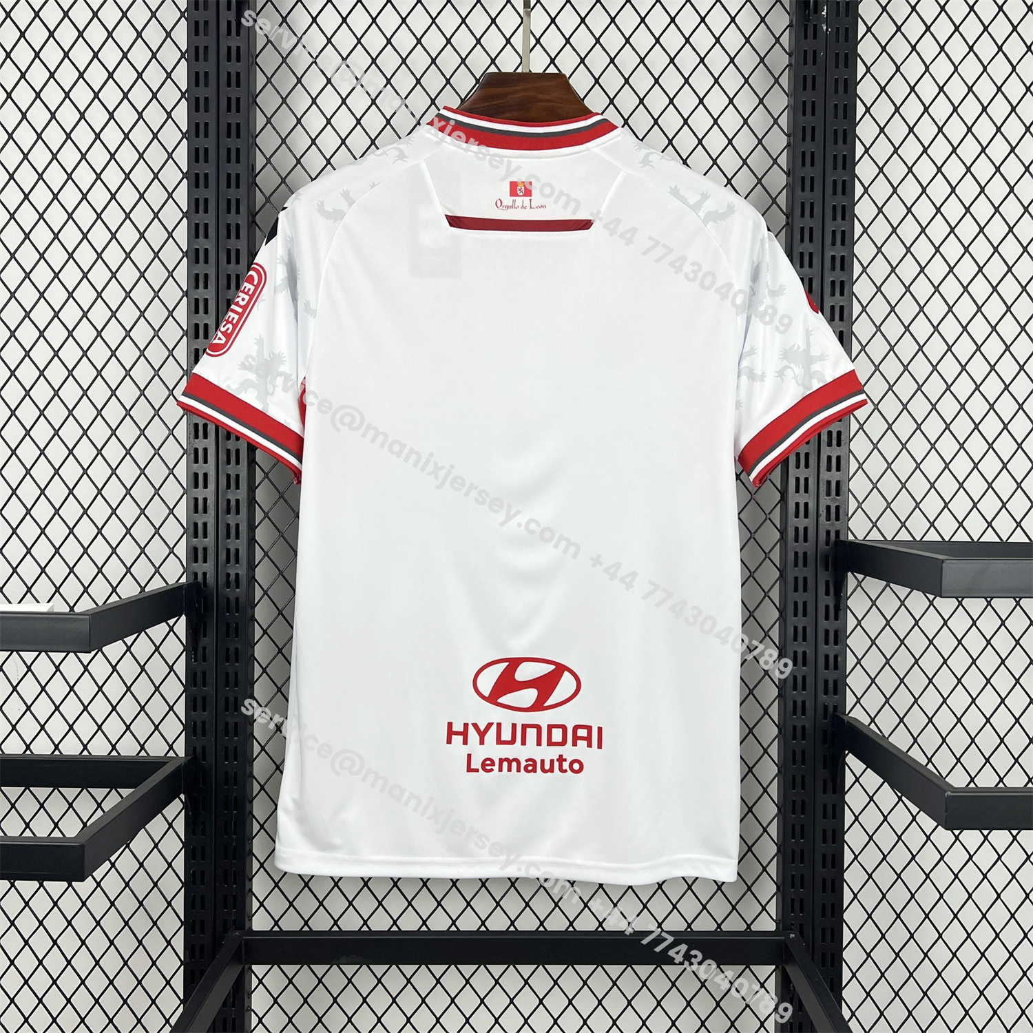 ManixJersey.com | Cultural Leonesa 25-26 Home White Jersey - Fans Version -Customize Name, Number and Patch | Worldwide Shipping