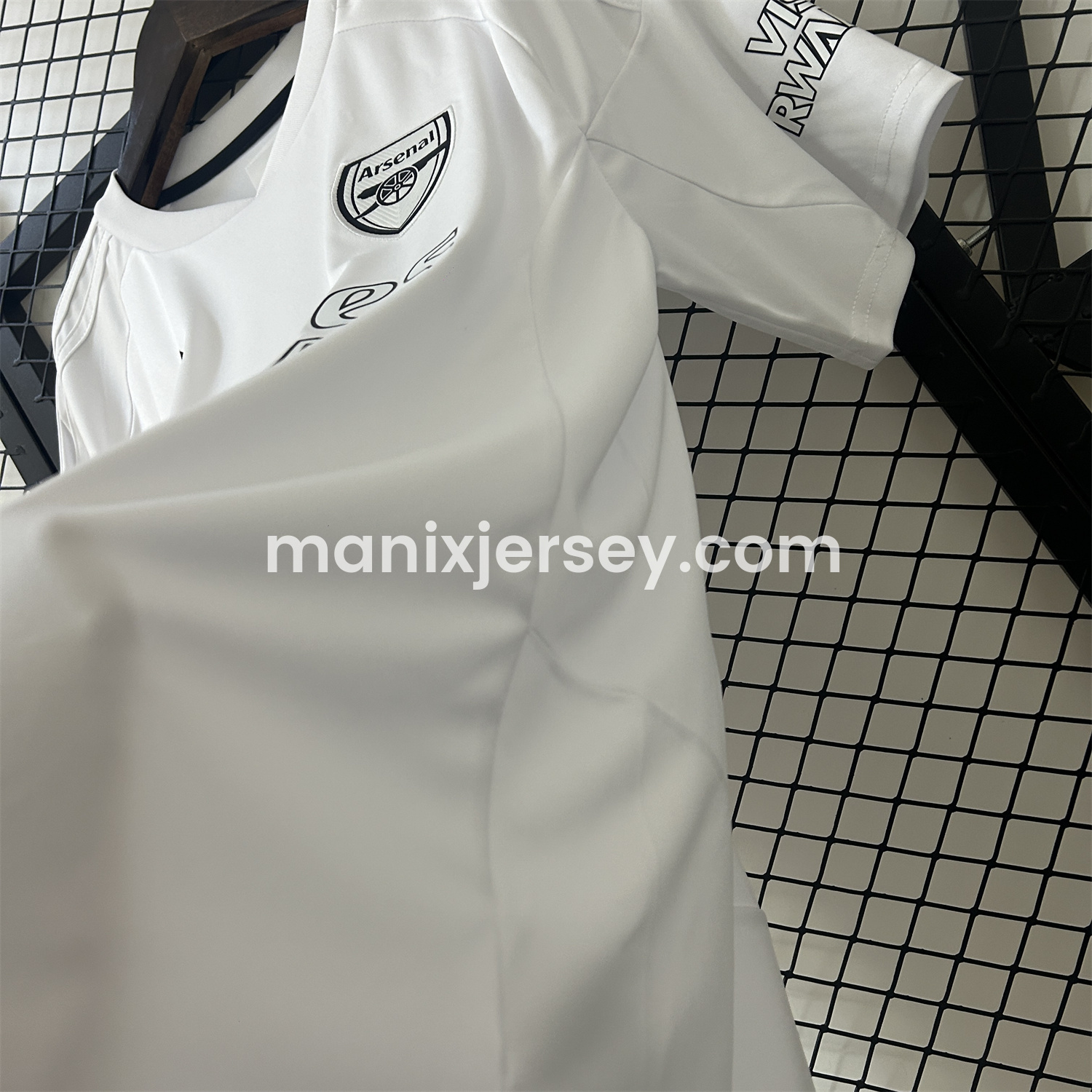 ManixJersey.com | Arsenal 24-25 No More Red White Special Edition Jersey - Fans Version -Customize Name, Number and Patch | Worldwide Shipping
