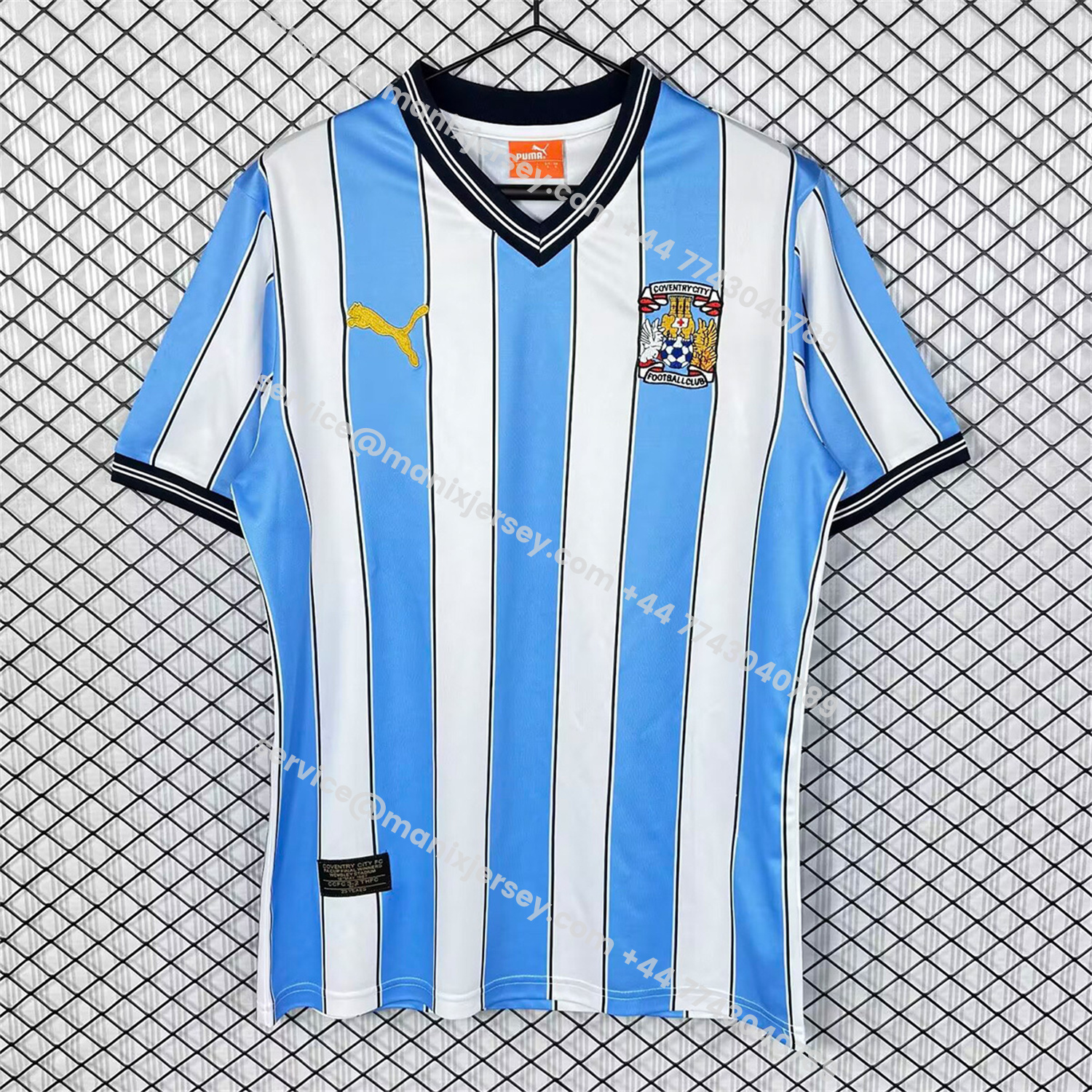 ManixJersey.com | Retro Coventry City 2011-12 Home Jersey -Customize Name, Number and Patch | Worldwide Shipping