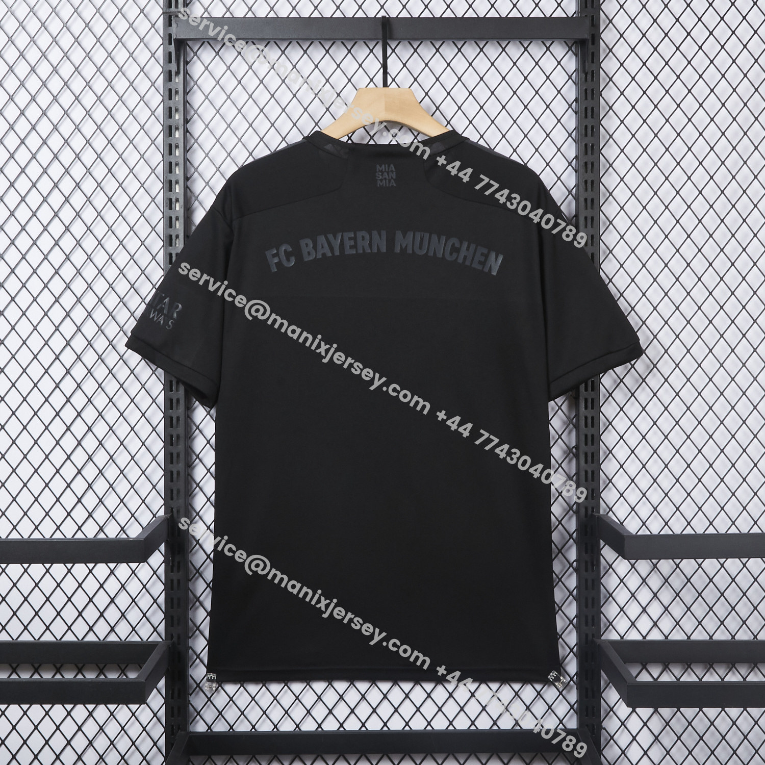 ManixJersey.com | Retro Bayern Munich 2023-24 Black Special Jersey -Customize Name, Number and Patch | Worldwide Shipping