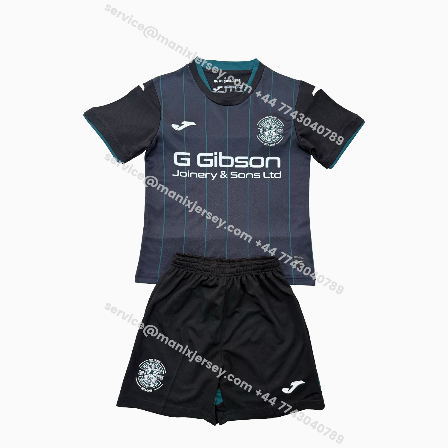 ManixJersey.com | Hibernian 25-26 Third Kids Kit -Customize Name, Number and Patch | Worldwide Shipping