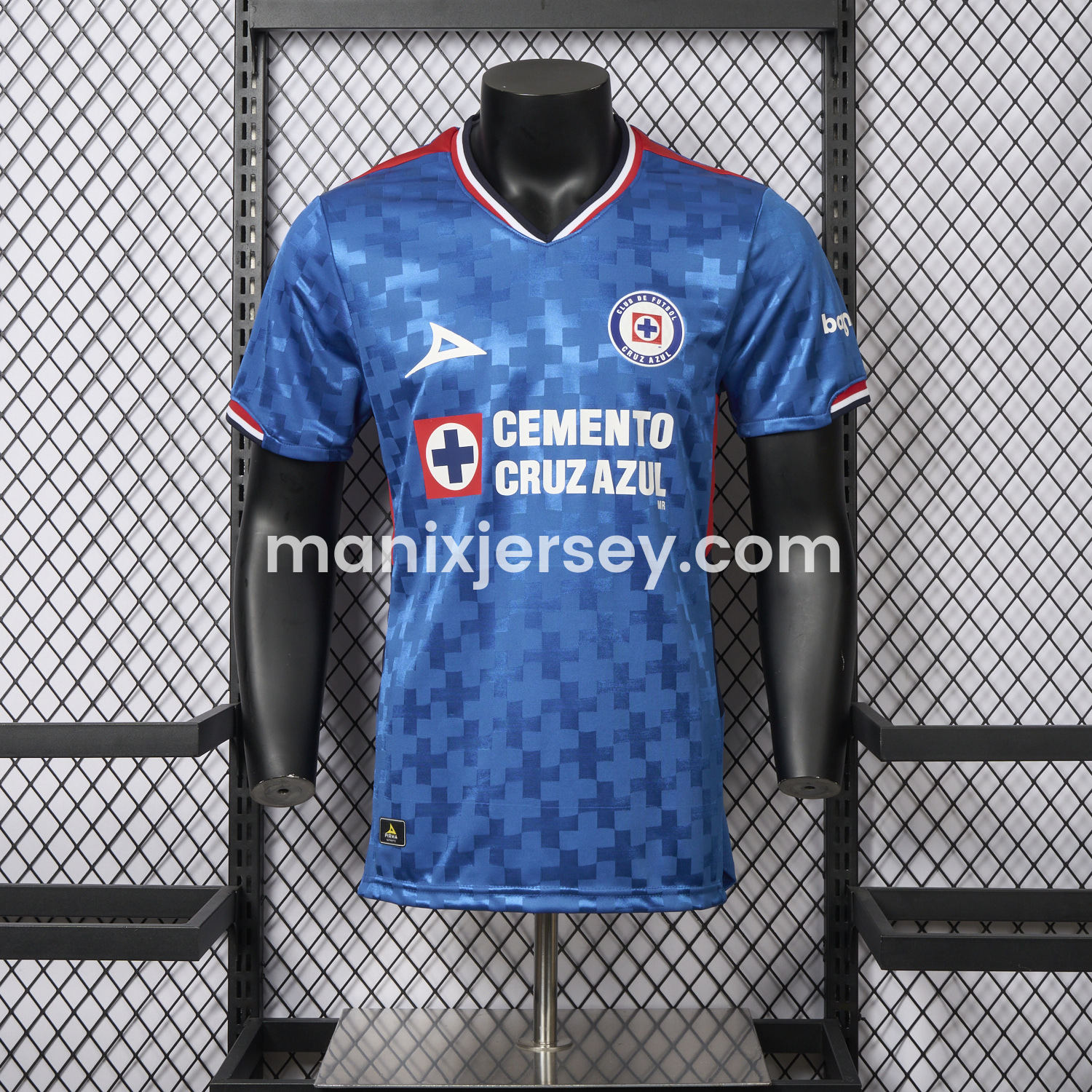 ManixJersey.com | Cruz Azul 25-26 Home Jersey - Player Version -Customize Name, Number and Patch | Worldwide Shipping