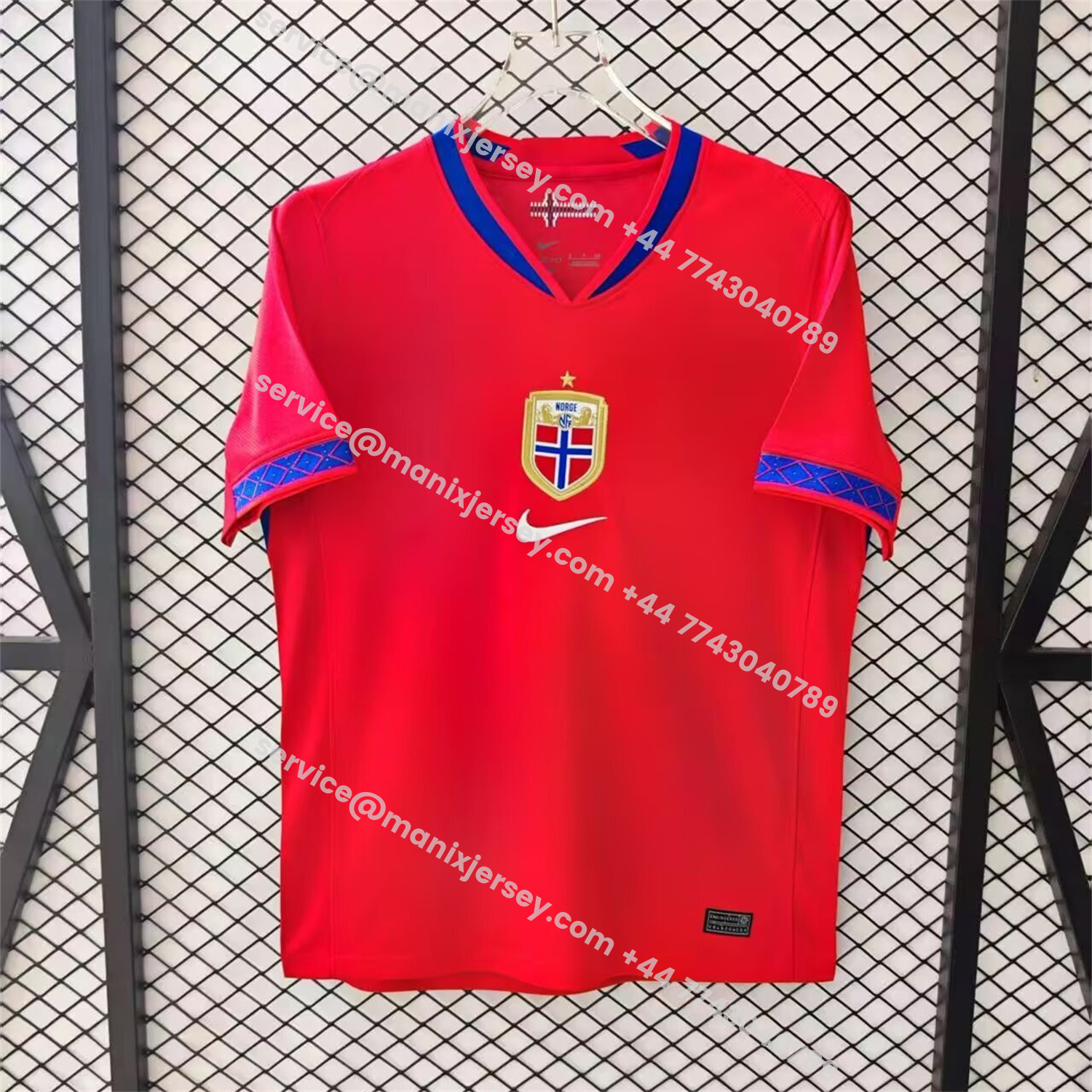 ManixJersey.com | Norway 2026 Home Jersey - Fans Version -Customize Name, Number and Patch | Worldwide Shipping
