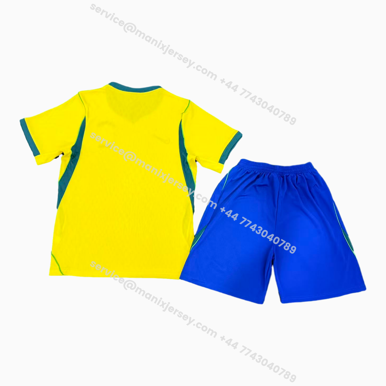 ManixJersey.com | Brazil 2026 Home Kids Kit -Customize Name, Number and Patch | Worldwide Shipping