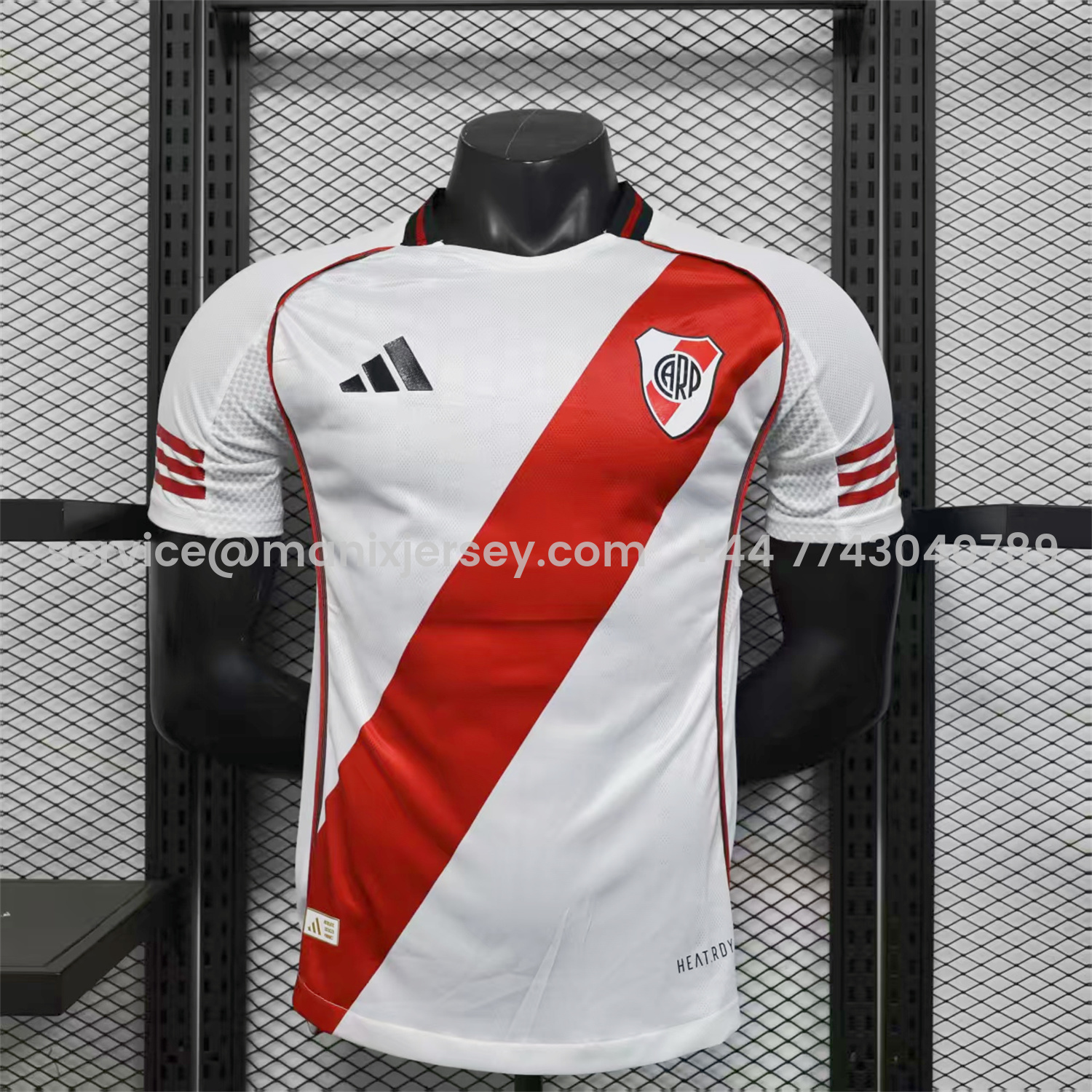 ManixJersey.com | River Plate 25-26 Home Unsponsored Jersey - Player Version -Customize Name, Number and Patch | Worldwide Shipping