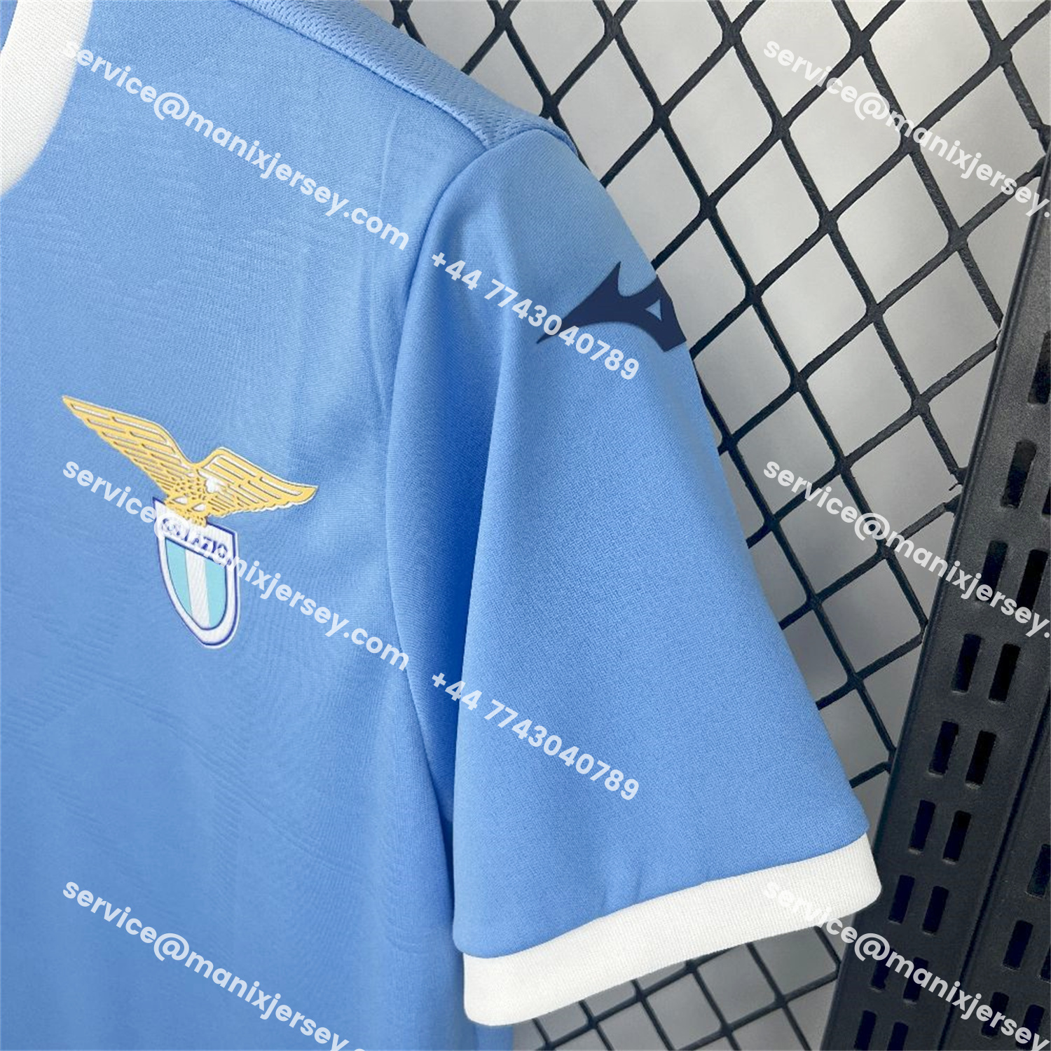 ManixJersey.com | Lazio 25-26 Home Jersey - Fans Version -Customize Name, Number and Patch | Worldwide Shipping