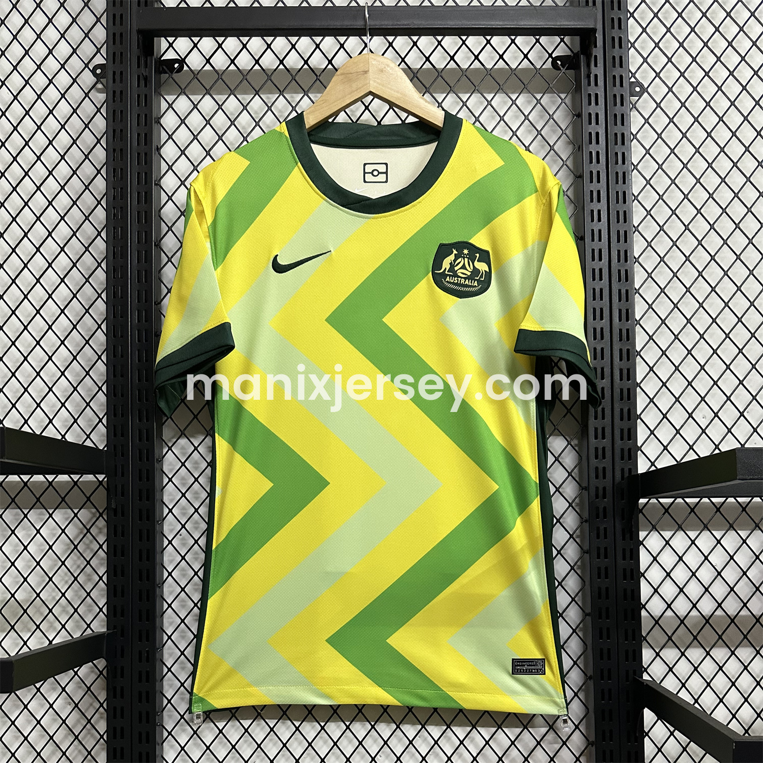 ManixJersey.com | Australia 25-26 Home Jersey - Fans Version -Customize Name, Number and Patch | Worldwide Shipping
