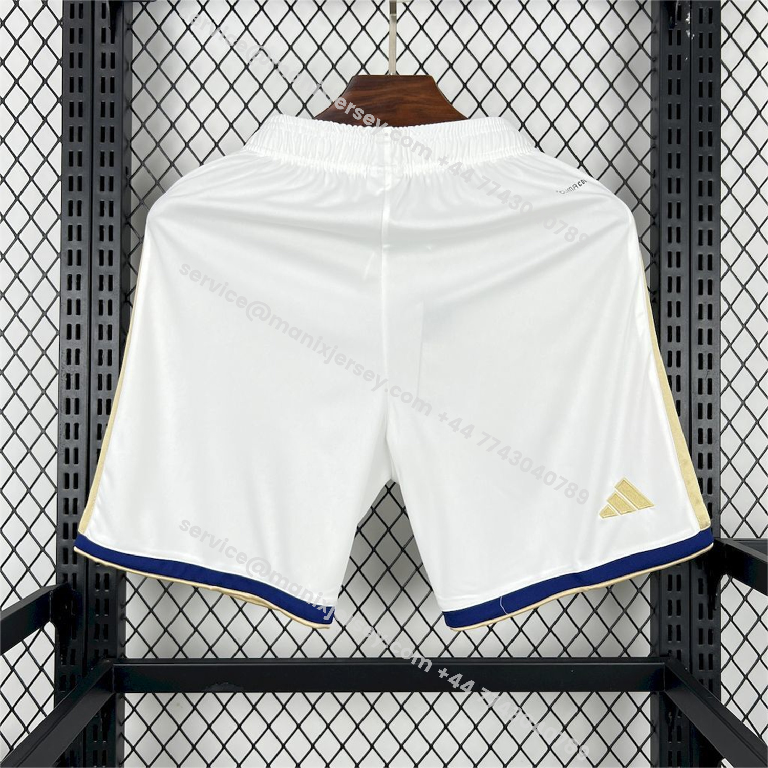 ManixJersey.com | Italy 2026 Home White Shorts - Fans Version -Customize Name, Number and Patch | Worldwide Shipping