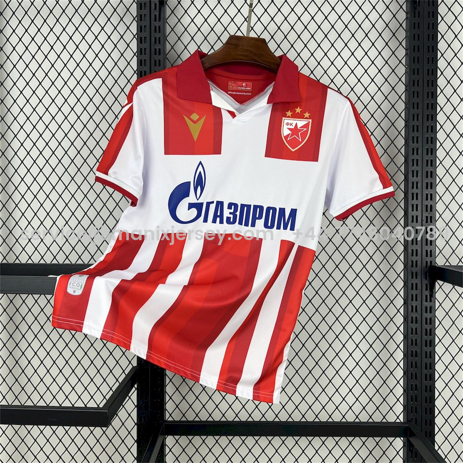 ManixJersey.com | Red Star Belgrade 25-26 Home Jersey - Fans Version -Customize Name, Number and Patch | Worldwide Shipping