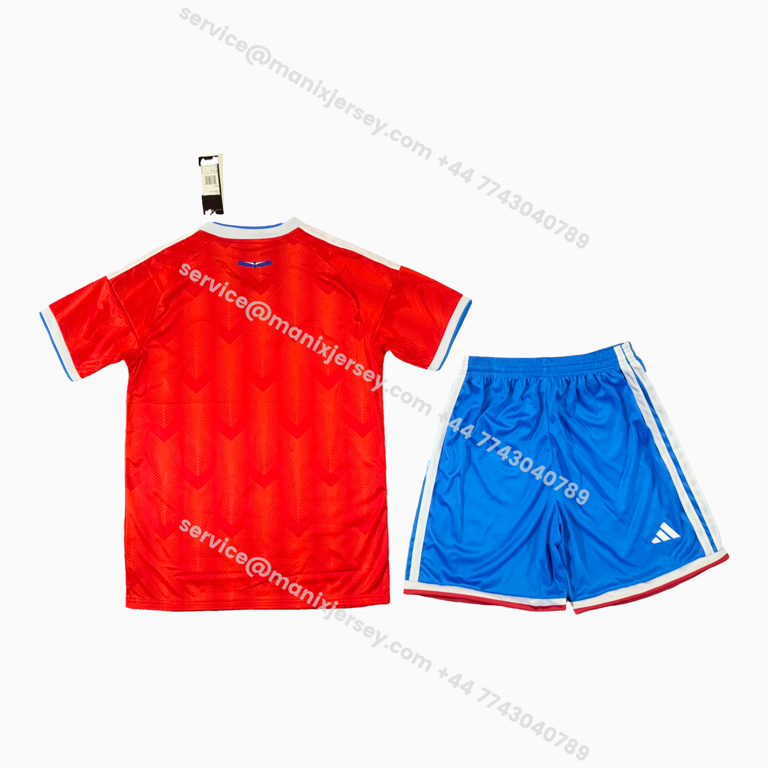 ManixJersey.com | Chile 2026 Home Red Kids Kit -Customize Name, Number and Patch | Worldwide Shipping