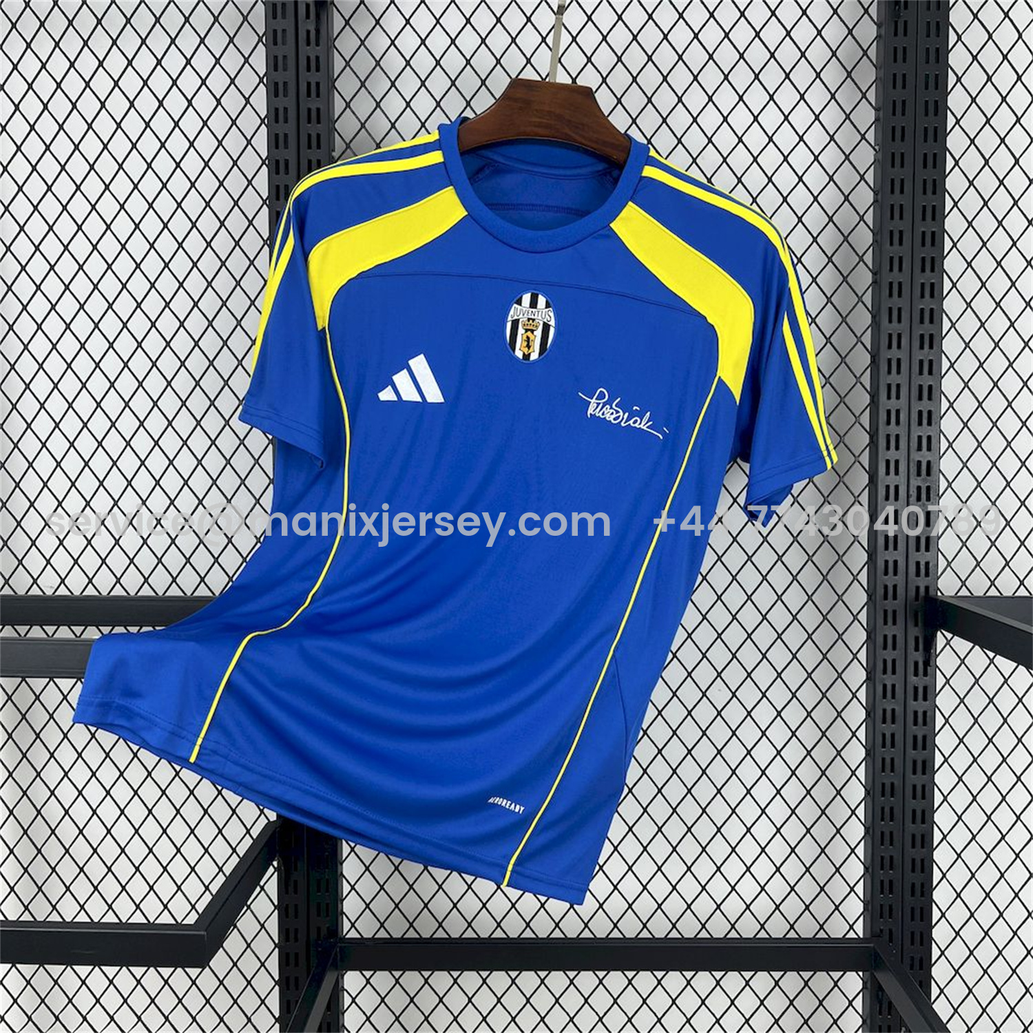 ManixJersey.com | Juventus 25-26 Urban Purist Blue 30th Anniversary Edition Jersey - Fans Version -Customize Name, Number and Patch | Worldwide Shipping
