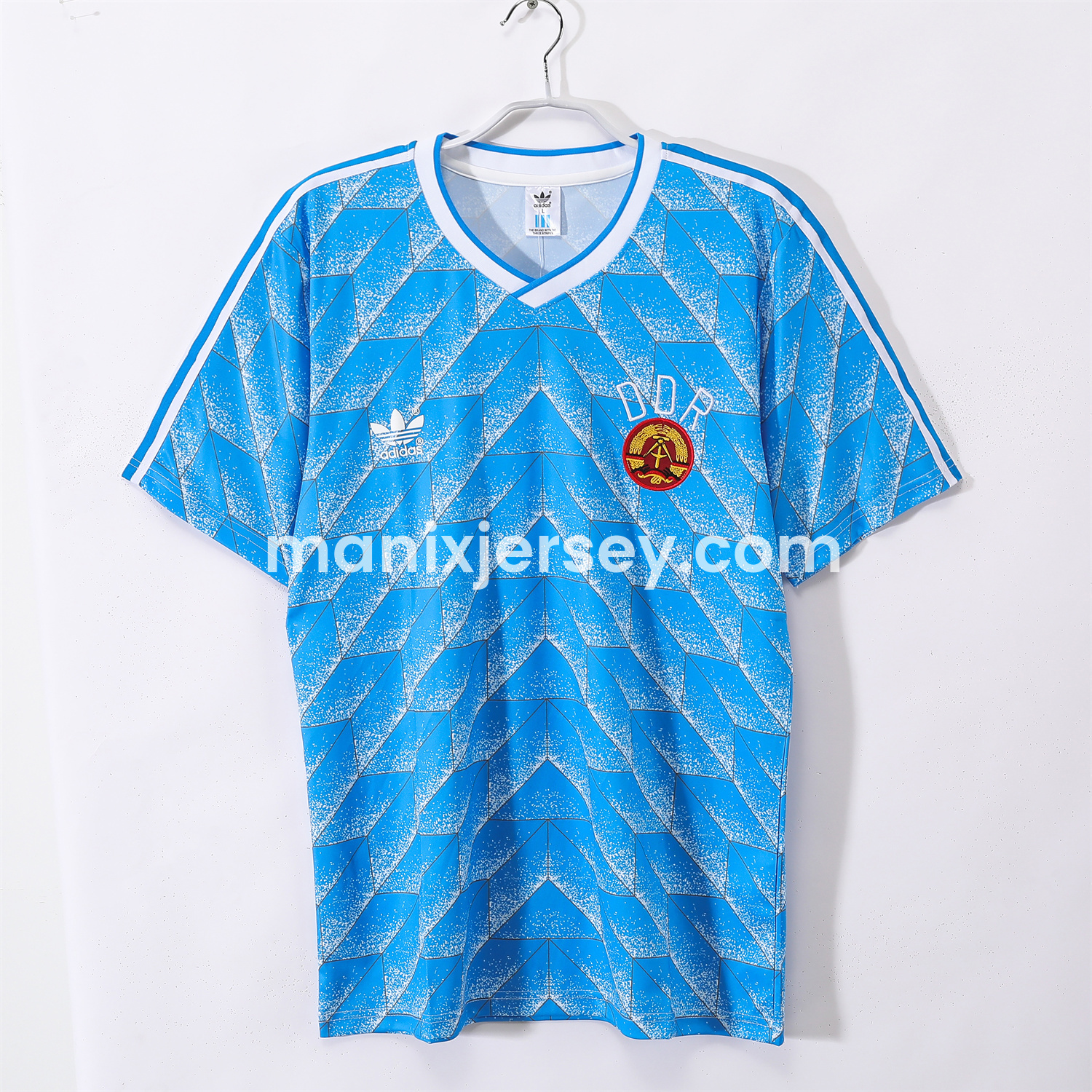 ManixJersey.com | Retro East Germany 1988 Away Jersey -Customize Name, Number and Patch | Worldwide Shipping