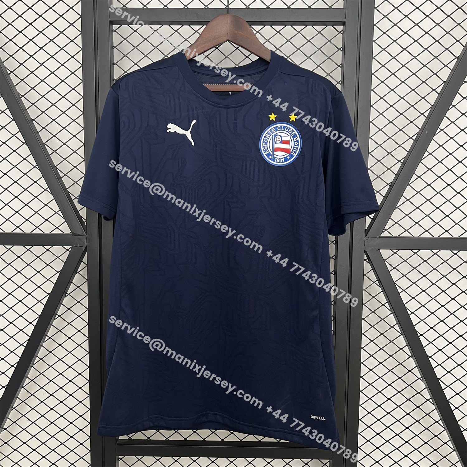 ManixJersey.com | Bahia 25-26 Deep Blue Training Jersey - Fans Version -Customize Name, Number and Patch | Worldwide Shipping