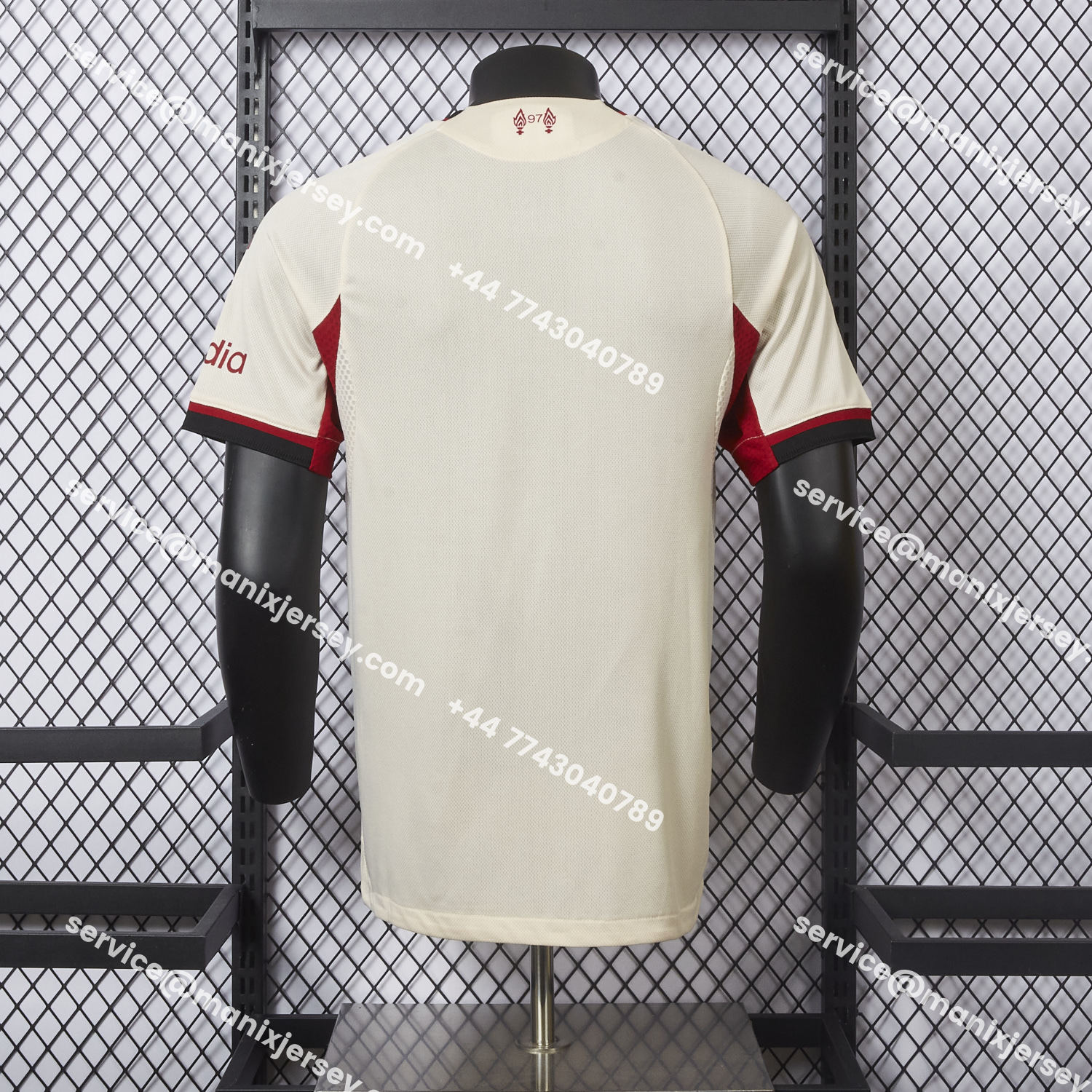 ManixJersey.com | Liver.pool 25-26 Away Beige Jersey - Player Version -Customize Name, Number and Patch | Worldwide Shipping