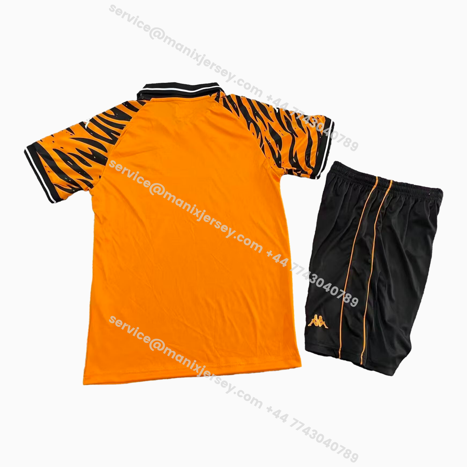 ManixJersey.com | Hull City 25-26 Home Kids Kit -Customize Name, Number and Patch | Worldwide Shipping