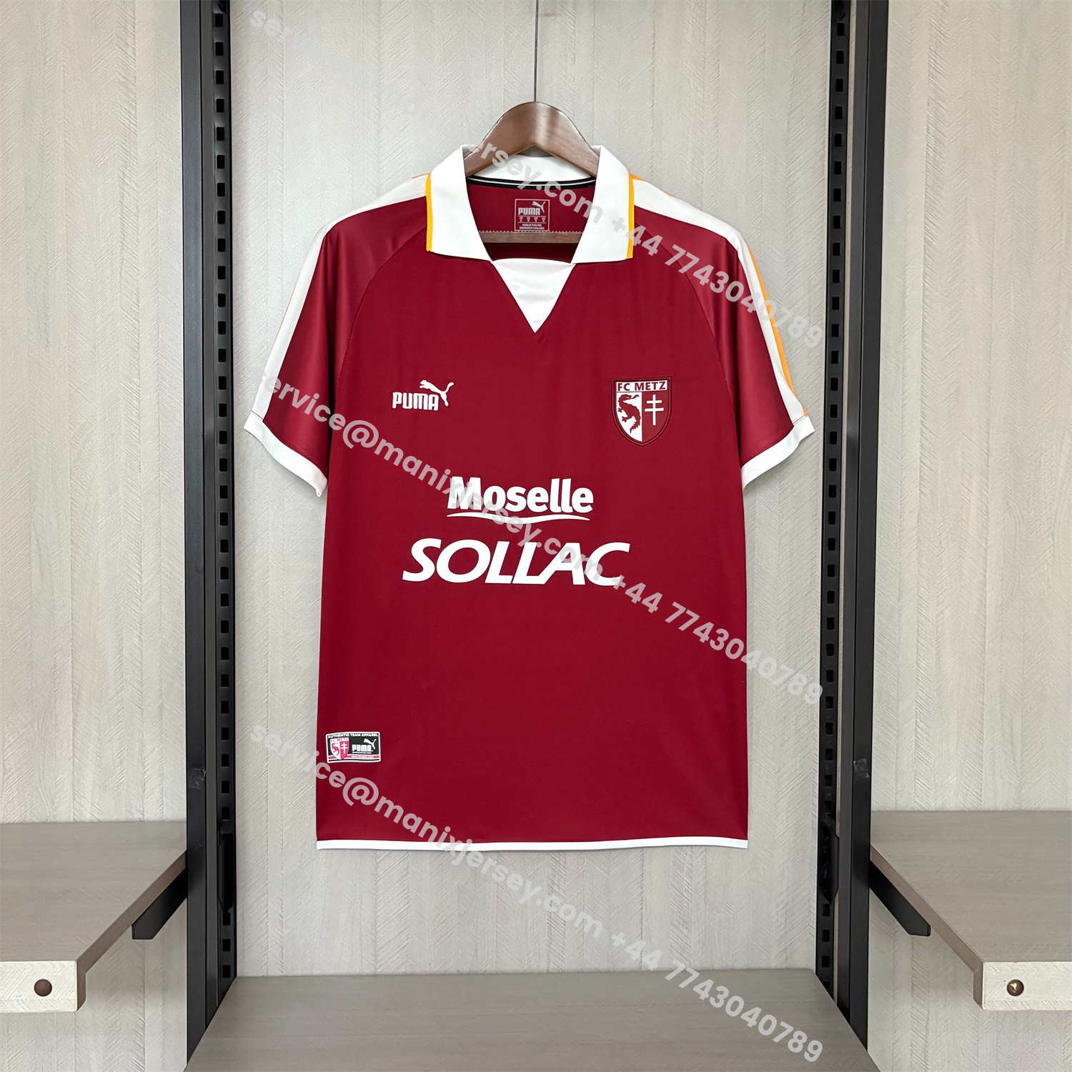 ManixJersey.com | Retro Metz 2003-04 Home Jersey -Customize Name, Number and Patch | Worldwide Shipping