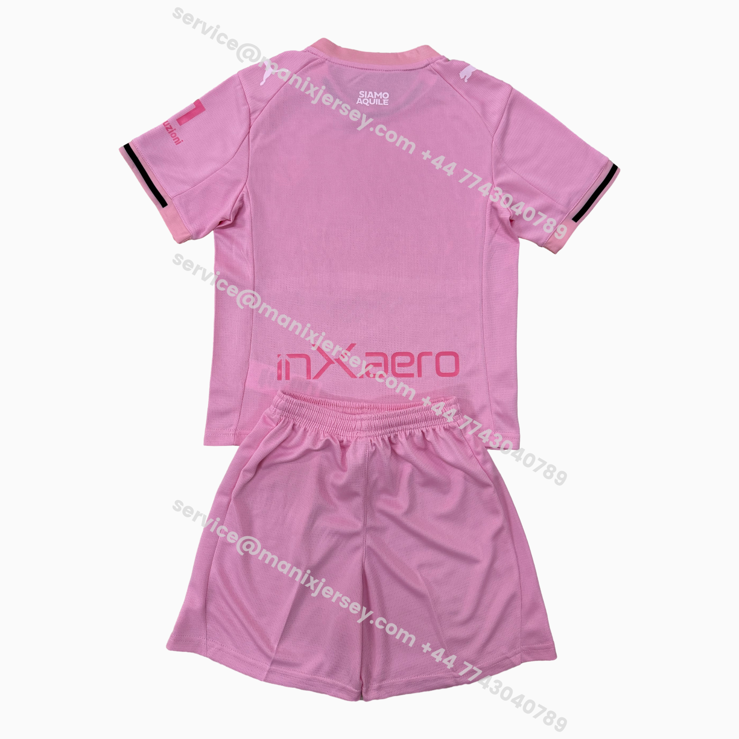 ManixJersey.com | Palermo 25-26 Home Kids Kit -Customize Name, Number and Patch | Worldwide Shipping