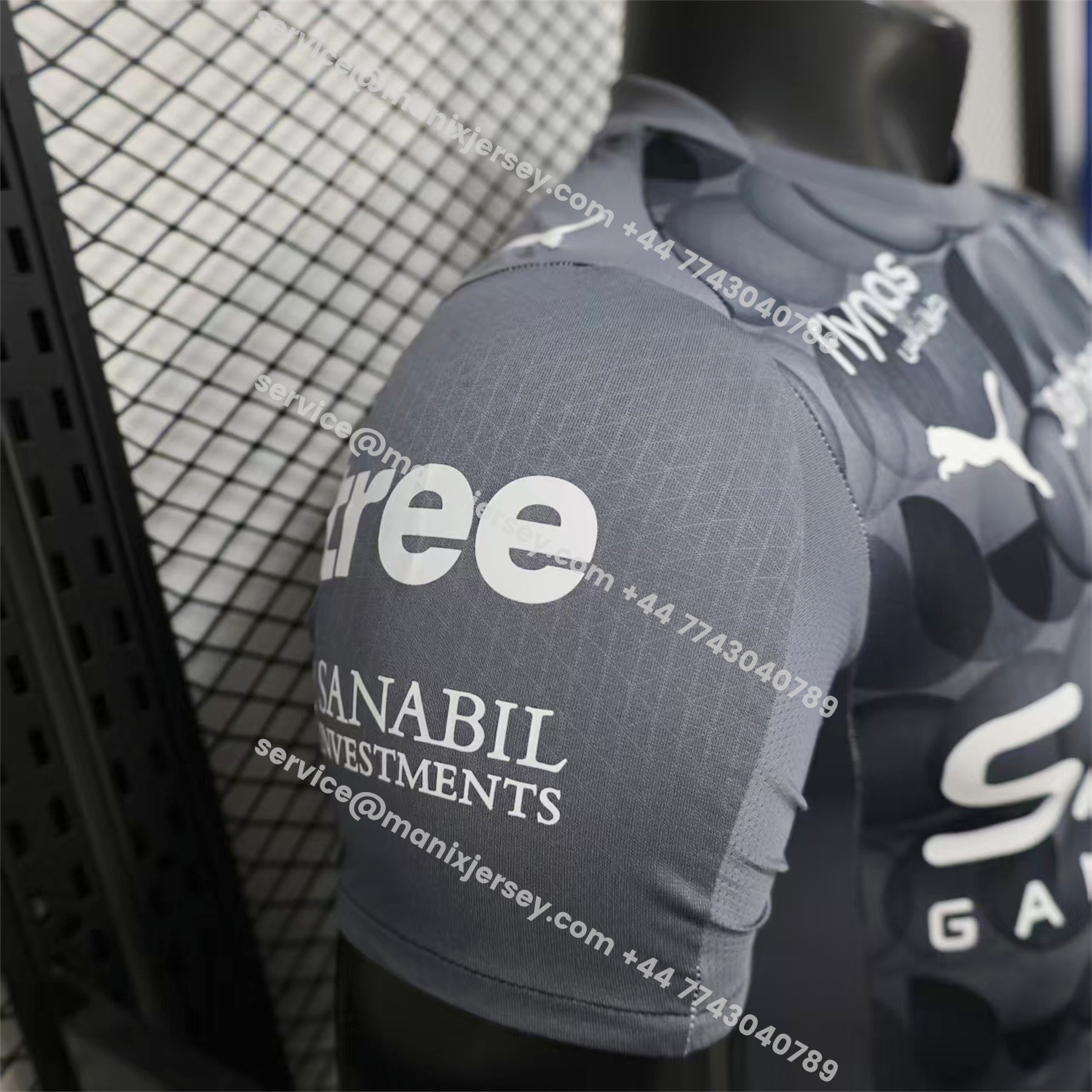 ManixJersey.com | Al Hilal Riyadh Crescent 25-26 Third Grey Jersey - Player Version -Customize Name, Number and Patch | Worldwide Shipping