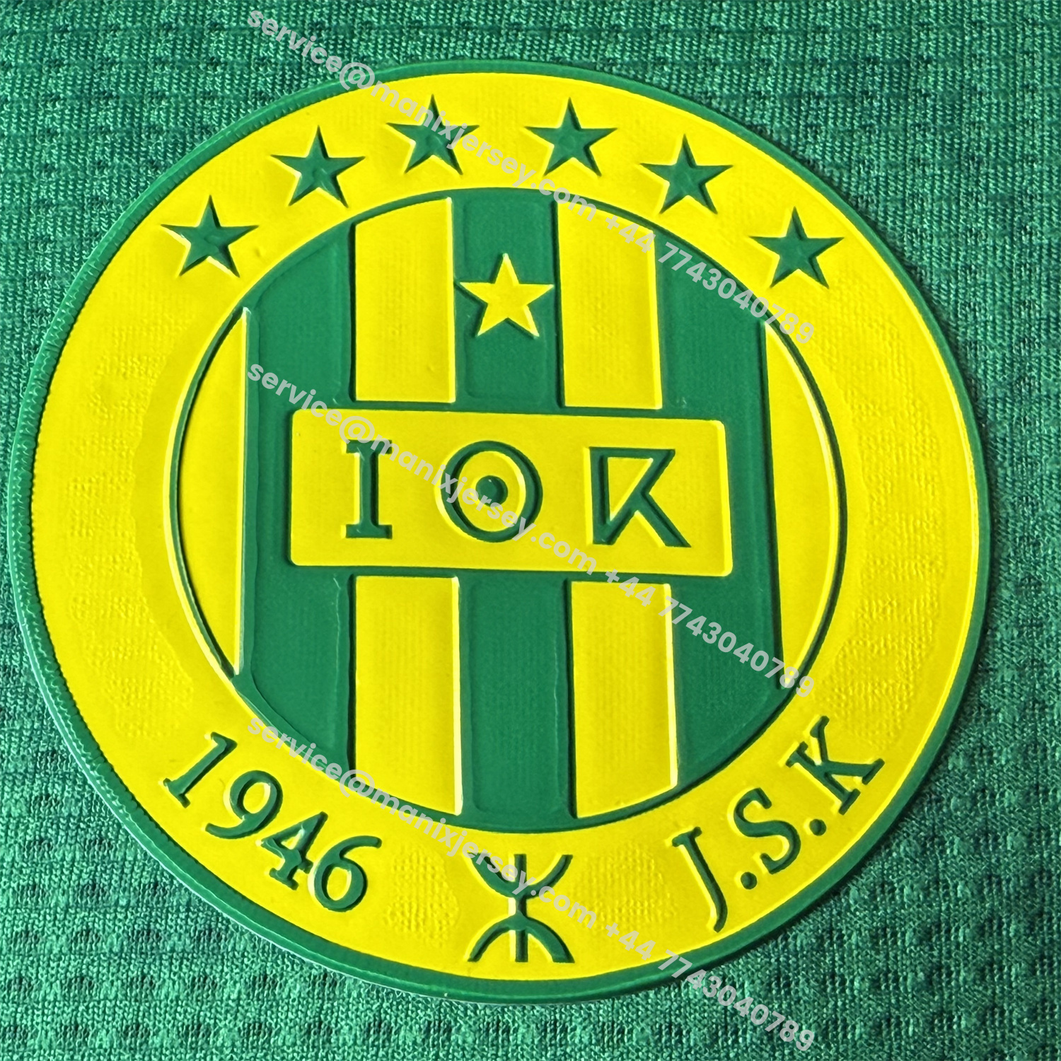 ManixJersey.com | JS Kabylie 25-26 Home Yellow And Green Jersey - Player Version -Customize Name, Number and Patch | Worldwide Shipping