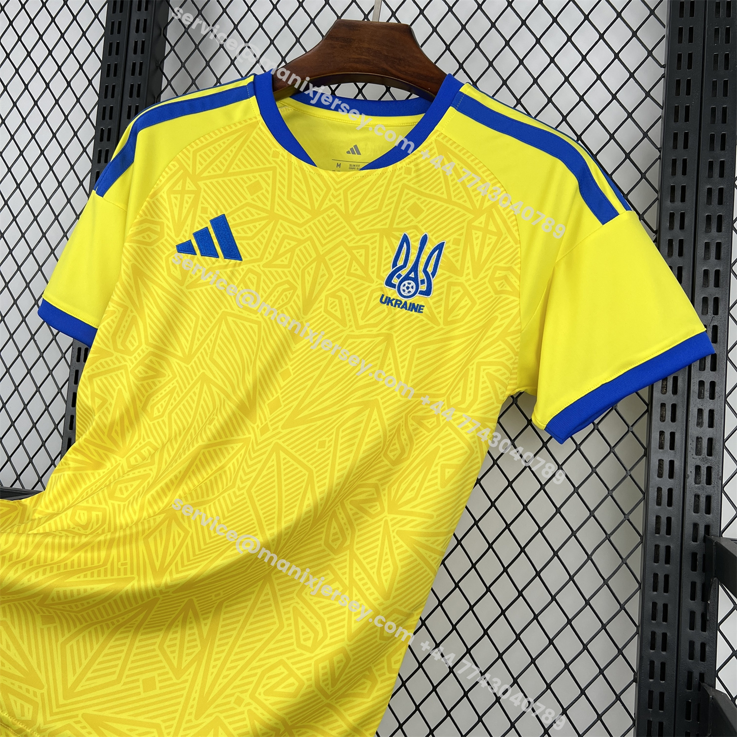 ManixJersey.com | Ukraine 2026 Home Jersey - Fans Version -Customize Name, Number and Patch | Worldwide Shipping