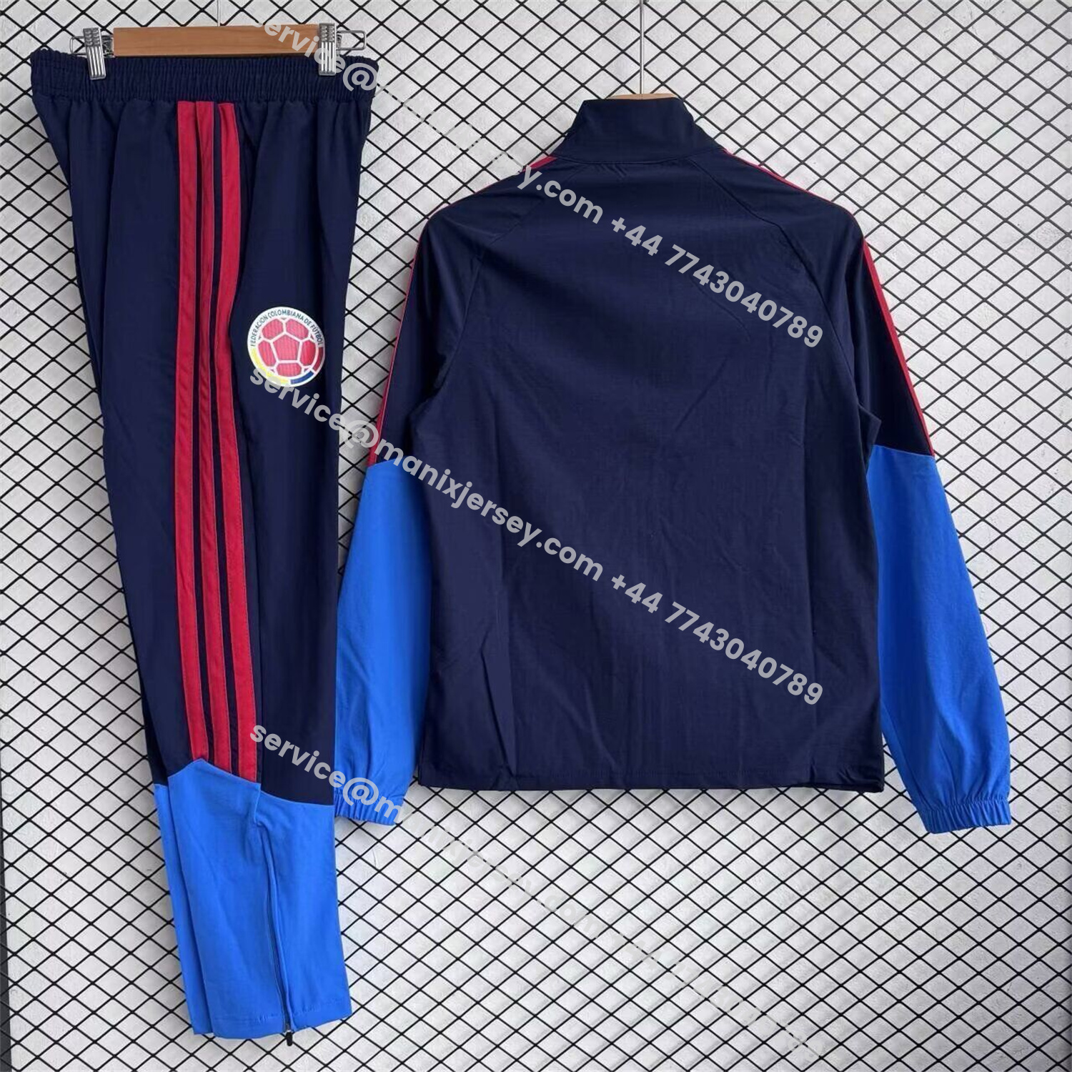 ManixJersey.com | Colombia 2026 Windbreaker Training Set - Four Colors Top and Pants -Customize Name, Number and Patch | Worldwide Shipping